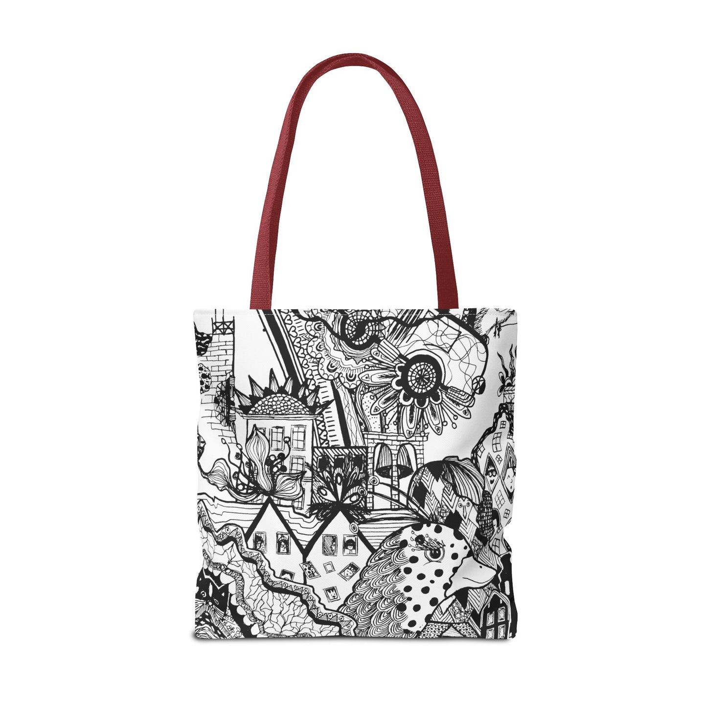 Tote bag Stoffen draagtas met Uniek ontwerp