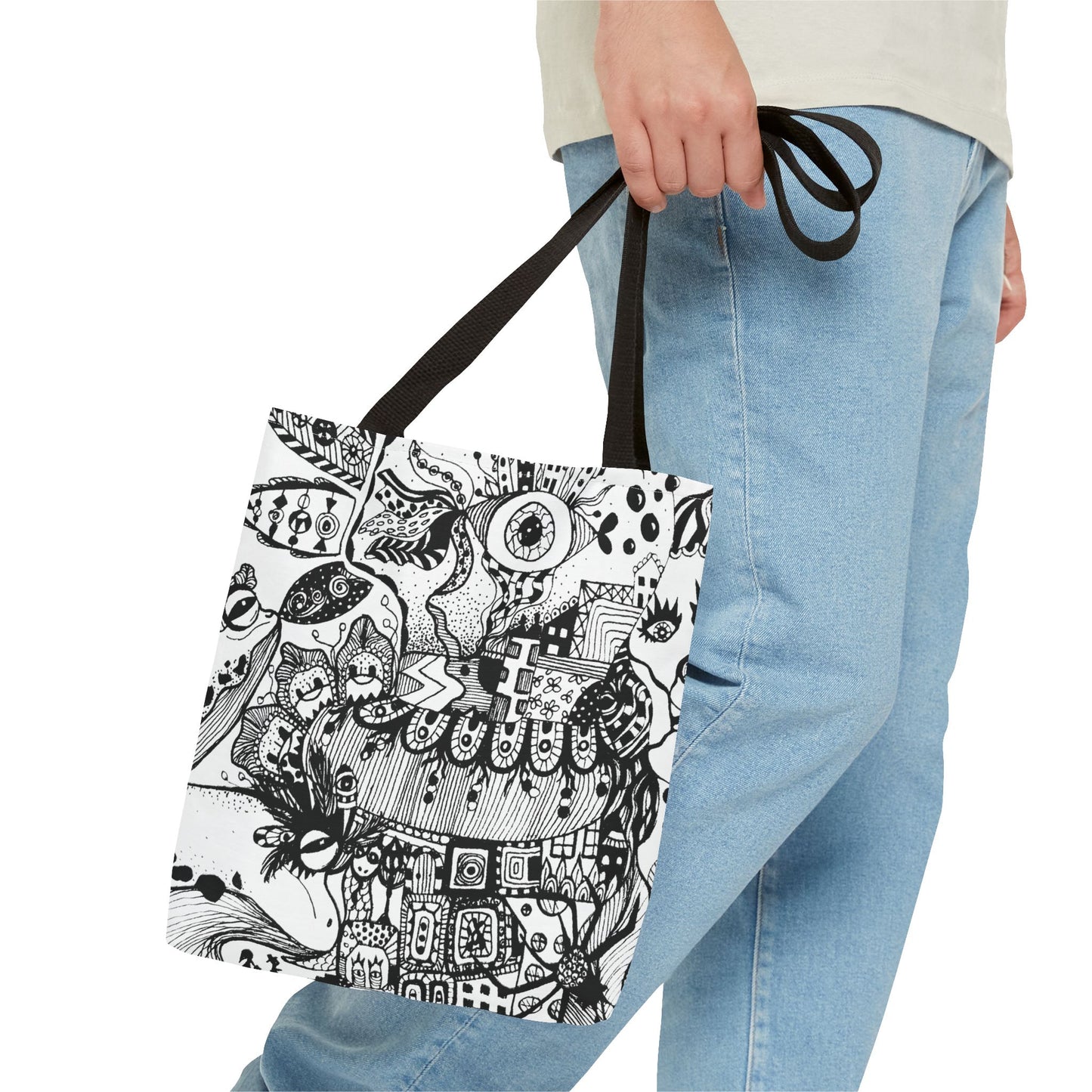 Tote bag Stoffen draagtas Fisch