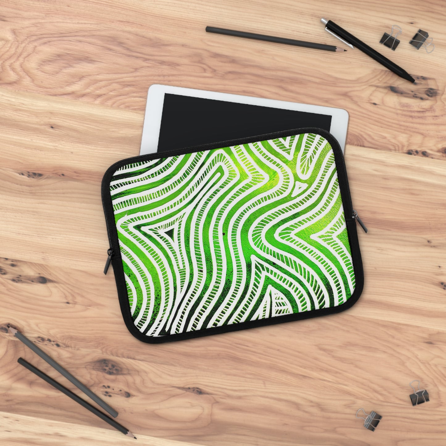 Hoes voor laptop en Ipad Groen