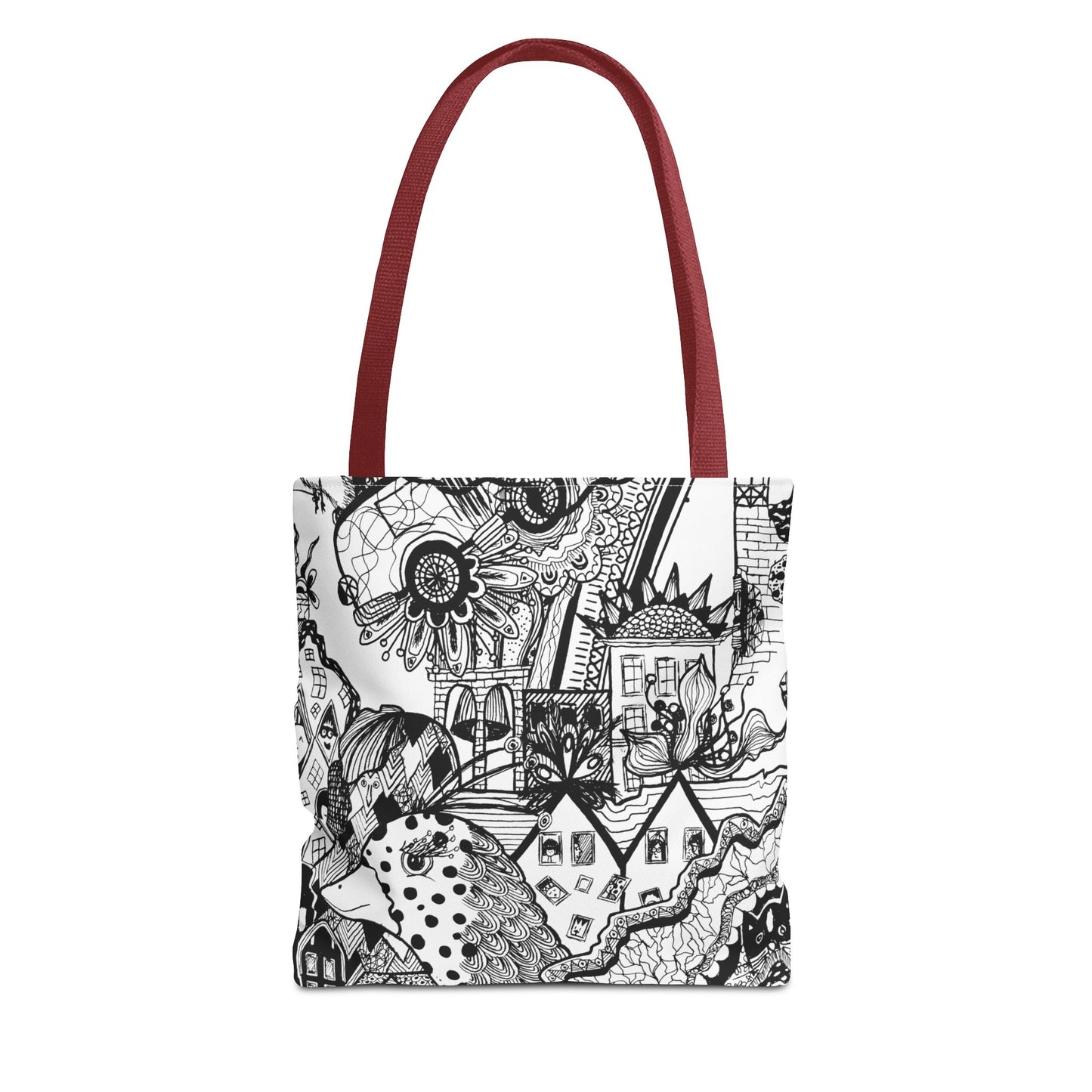 Tote bag Stoffen draagtas met Uniek ontwerp