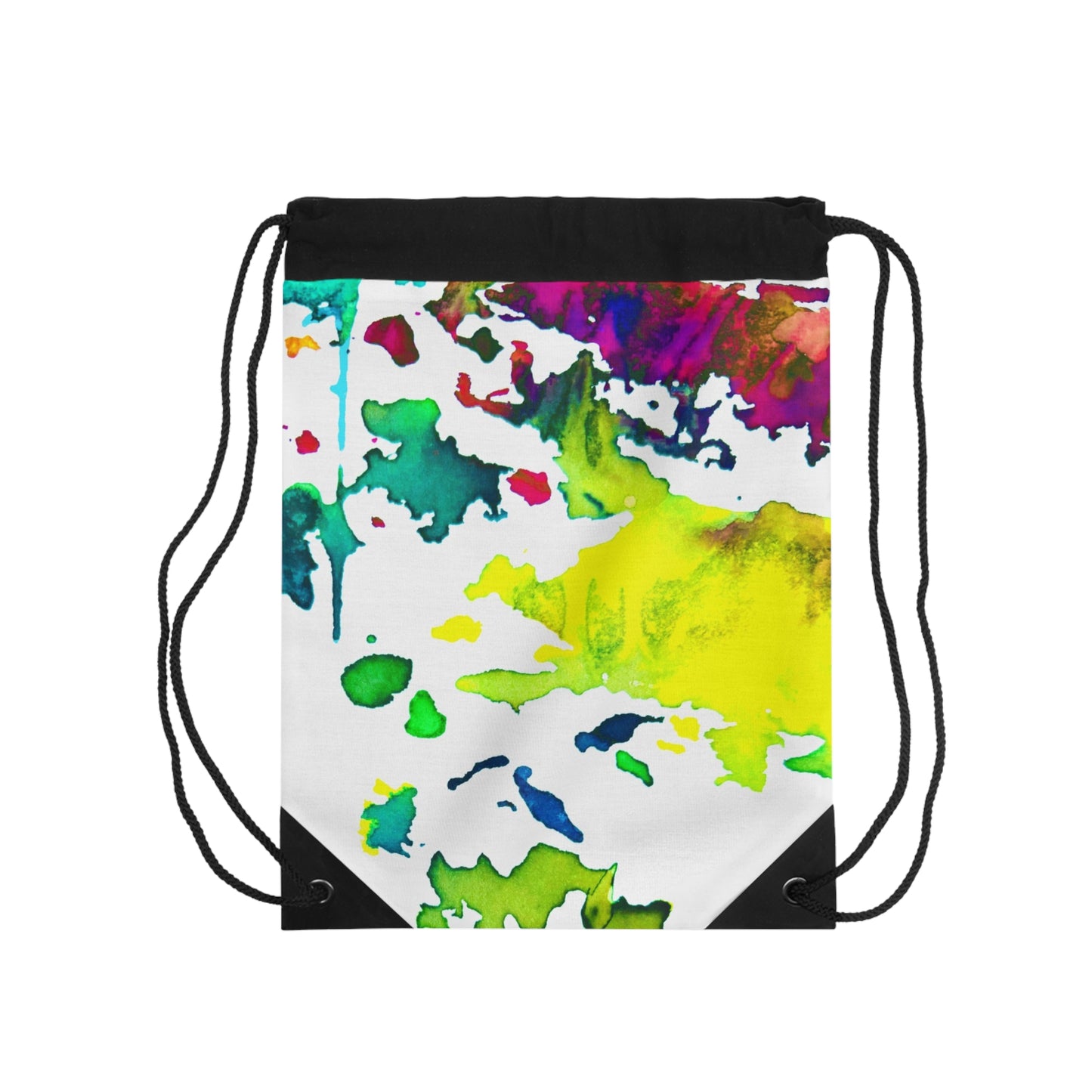 Gymtas met Trekkoord met Waterverf Design