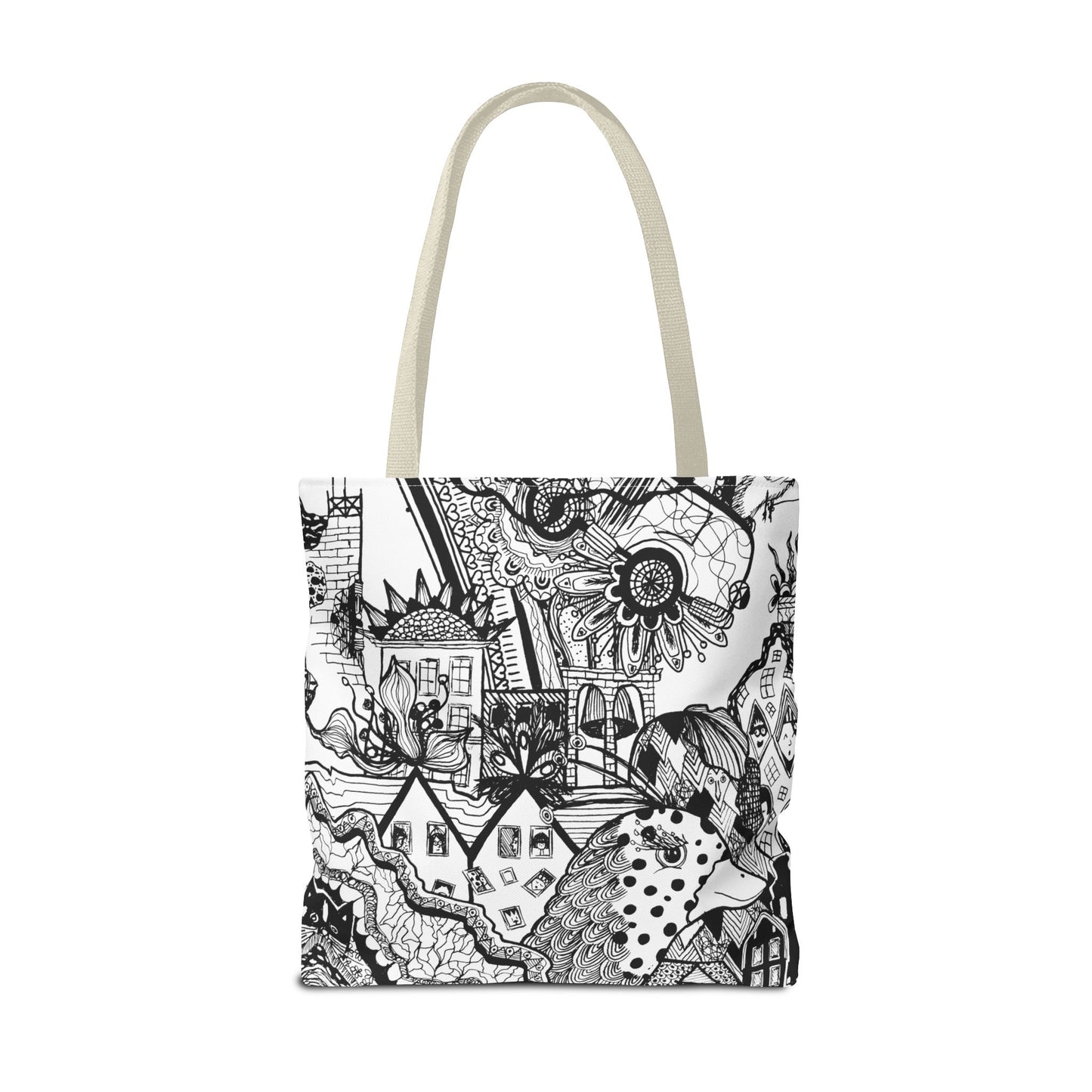 Tote bag Stoffen draagtas met Uniek ontwerp