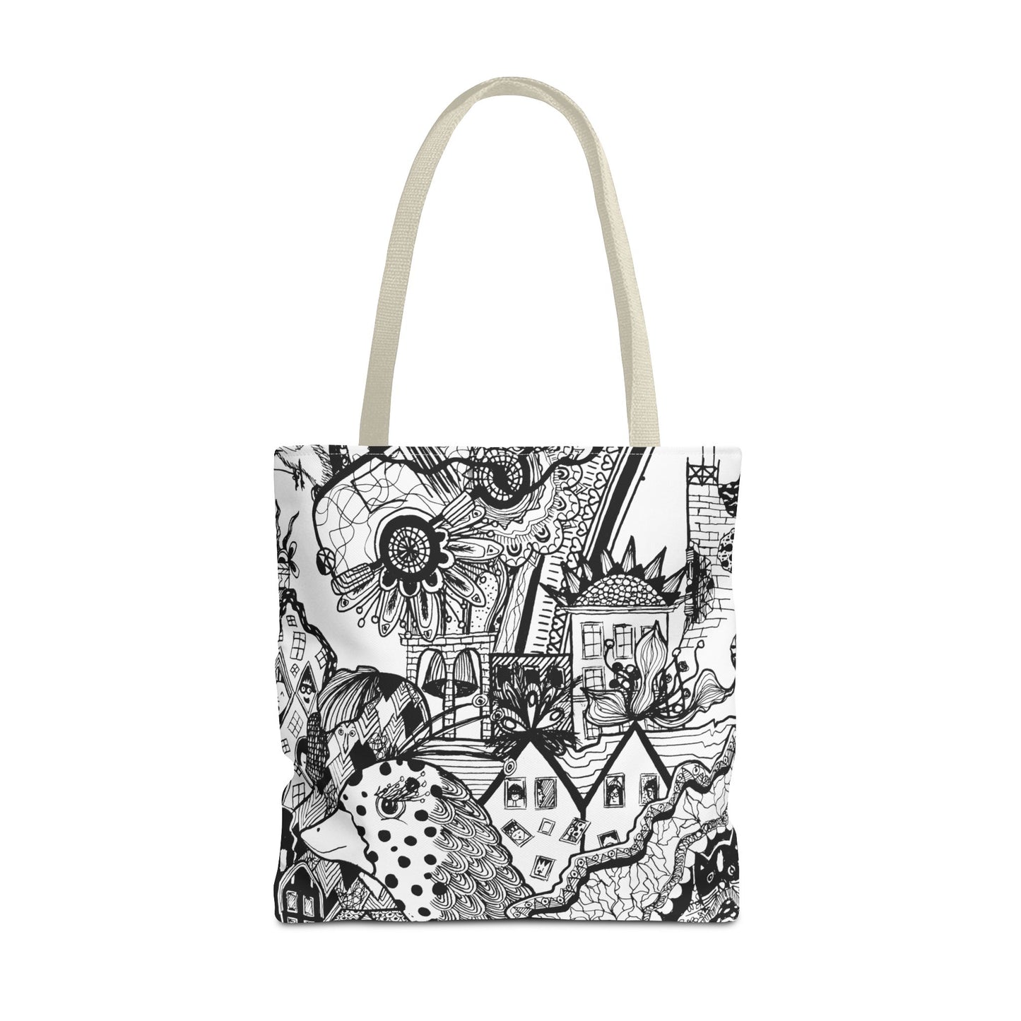 Tote bag Stoffen draagtas met Uniek ontwerp