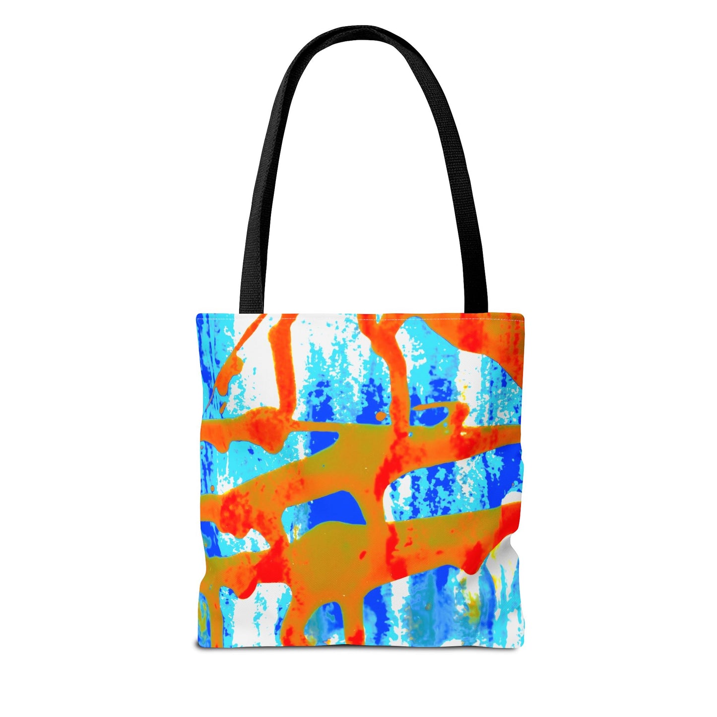 Tote bag Stoffen draagtas Blue Orange