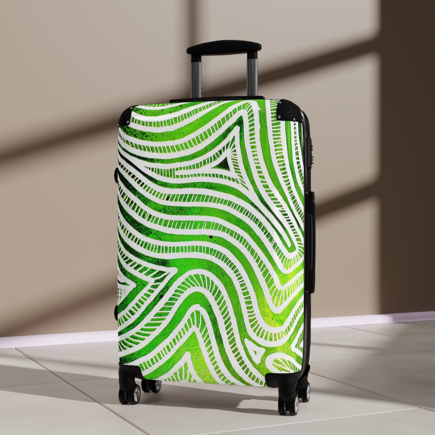 Reiskoffer met Groen Design