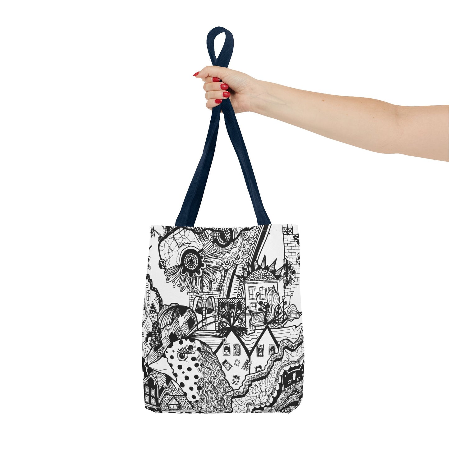 Tote bag Stoffen draagtas met Uniek ontwerp