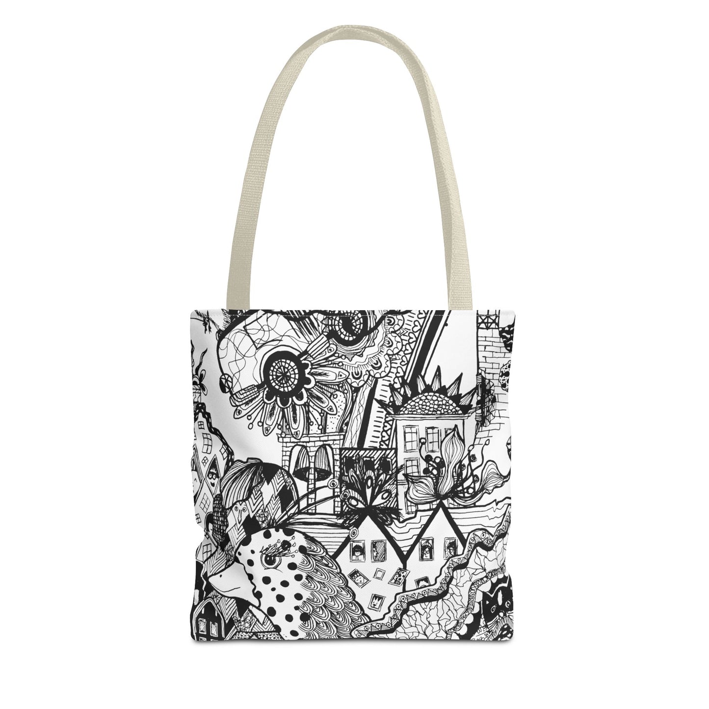 Tote bag Stoffen draagtas met Uniek ontwerp