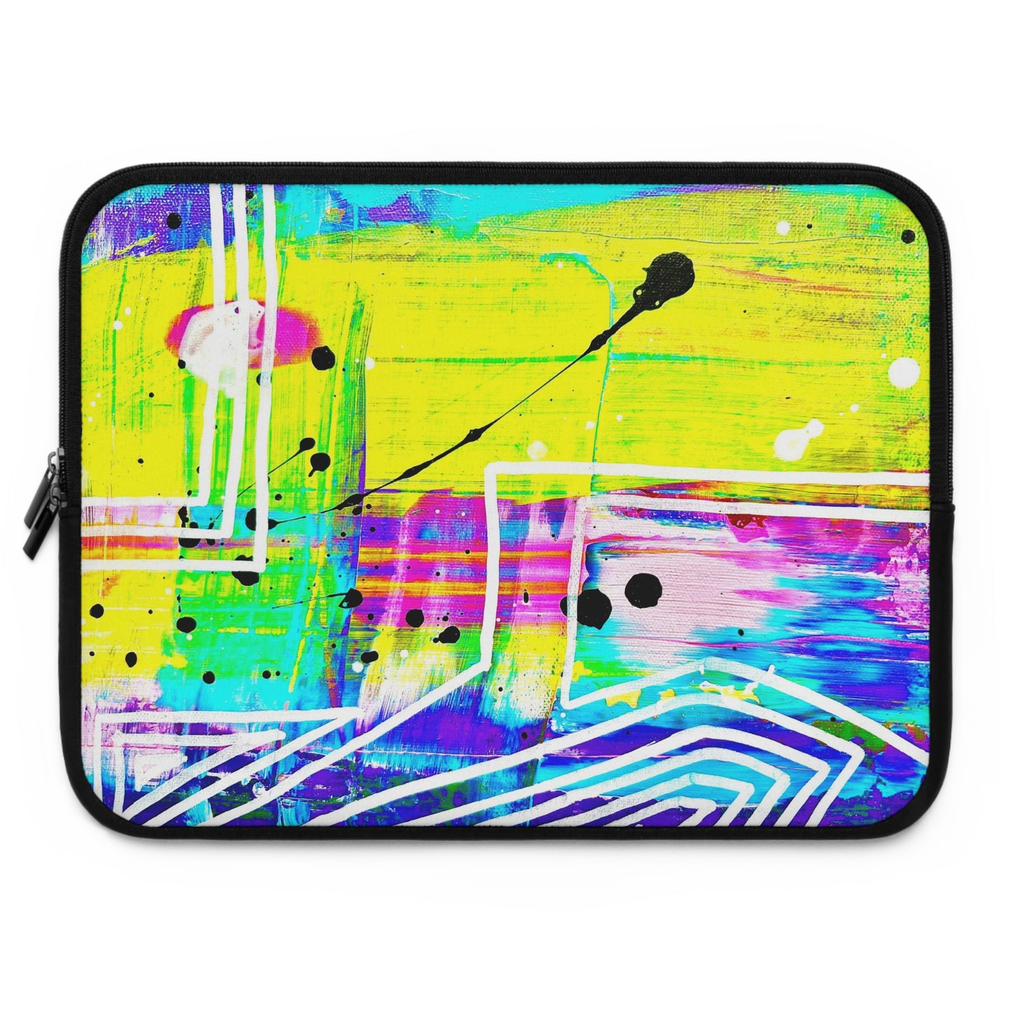 Hoes voor Laptop en Ipad met artistiek en kleurrijk design