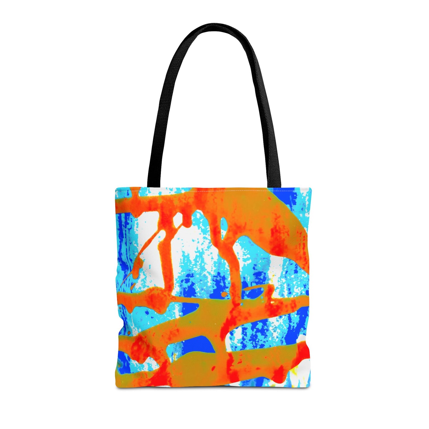 Tote bag Stoffen draagtas Blue Orange