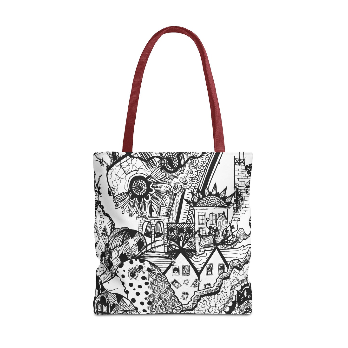 Tote bag Stoffen draagtas met Uniek ontwerp