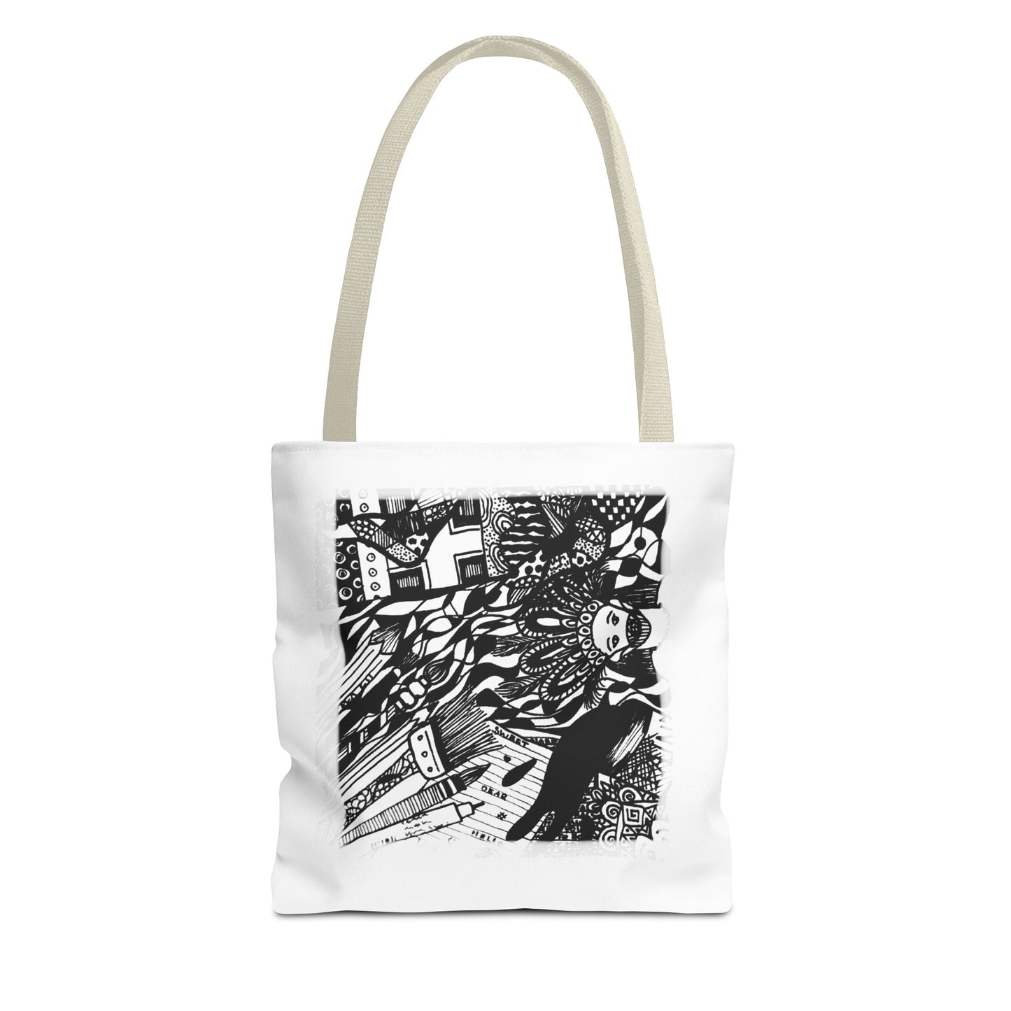 Tote bag Stoffen draagtas met creatieve opdruk