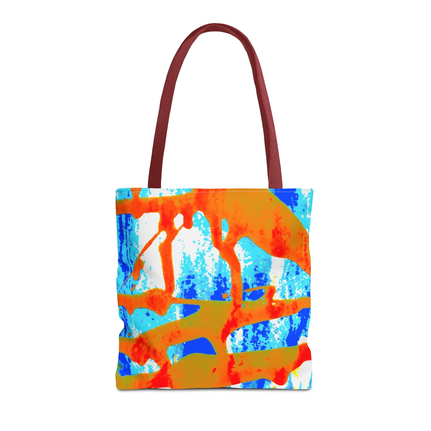 Tote bag Stoffen draagtas Blue Orange