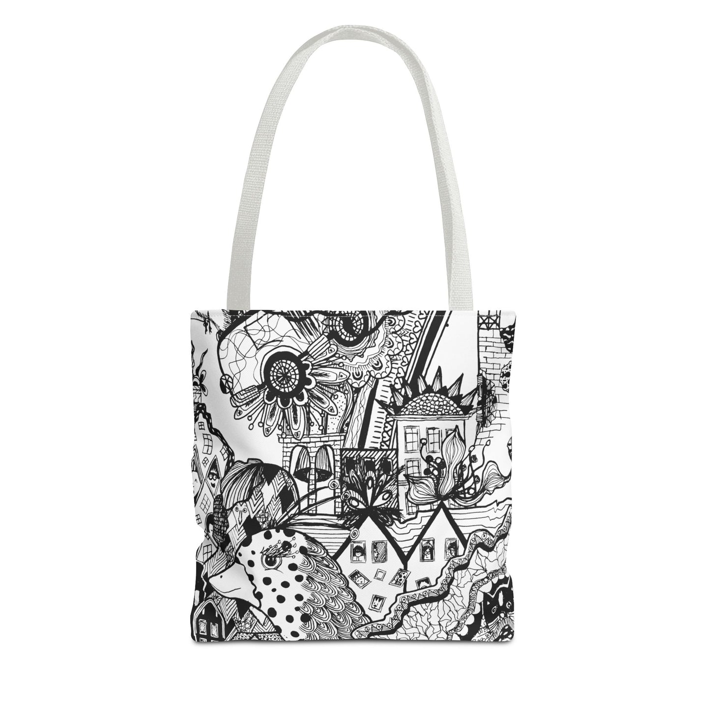 Tote bag Stoffen draagtas met Uniek ontwerp