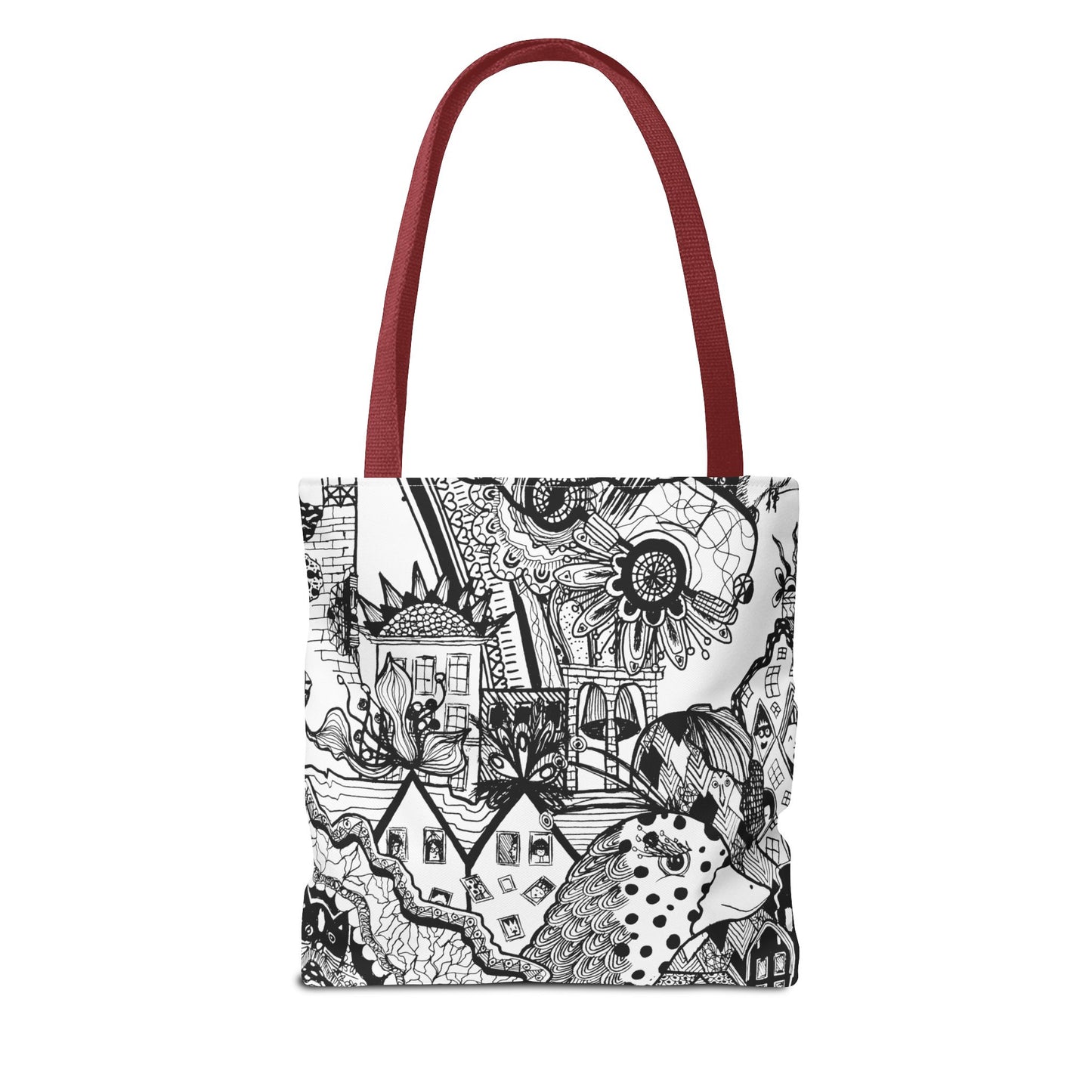 Tote bag Stoffen draagtas met Uniek ontwerp