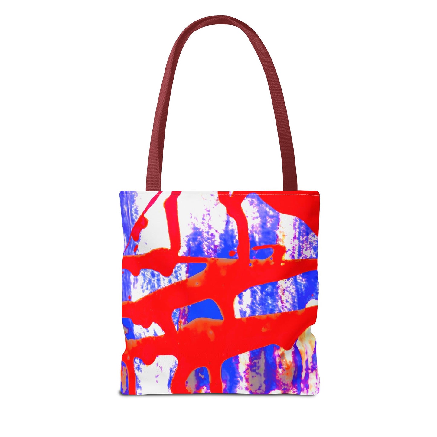 Tote bag Stoffen Draagtas Blue Red
