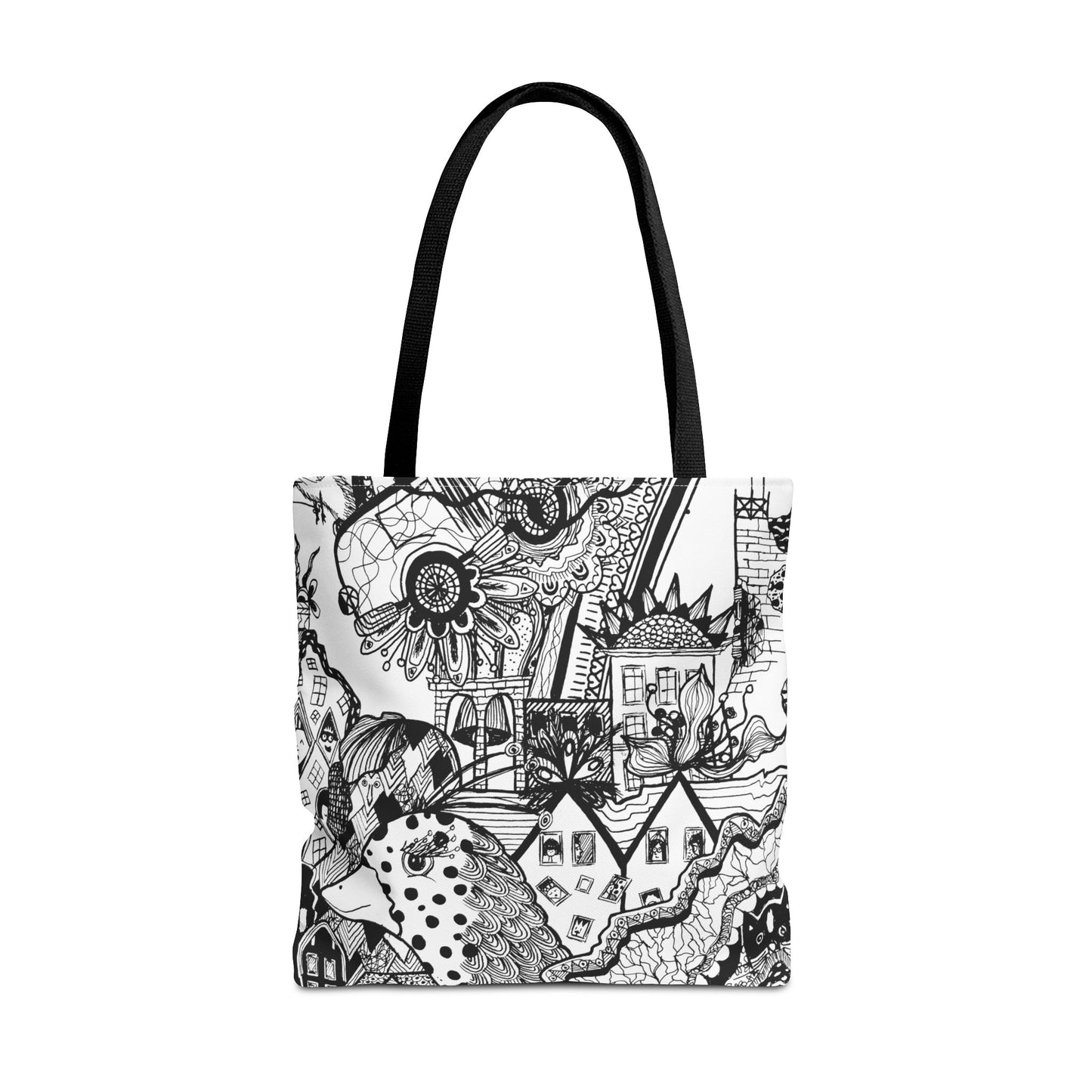 Tote bag Stoffen draagtas met Uniek ontwerp
