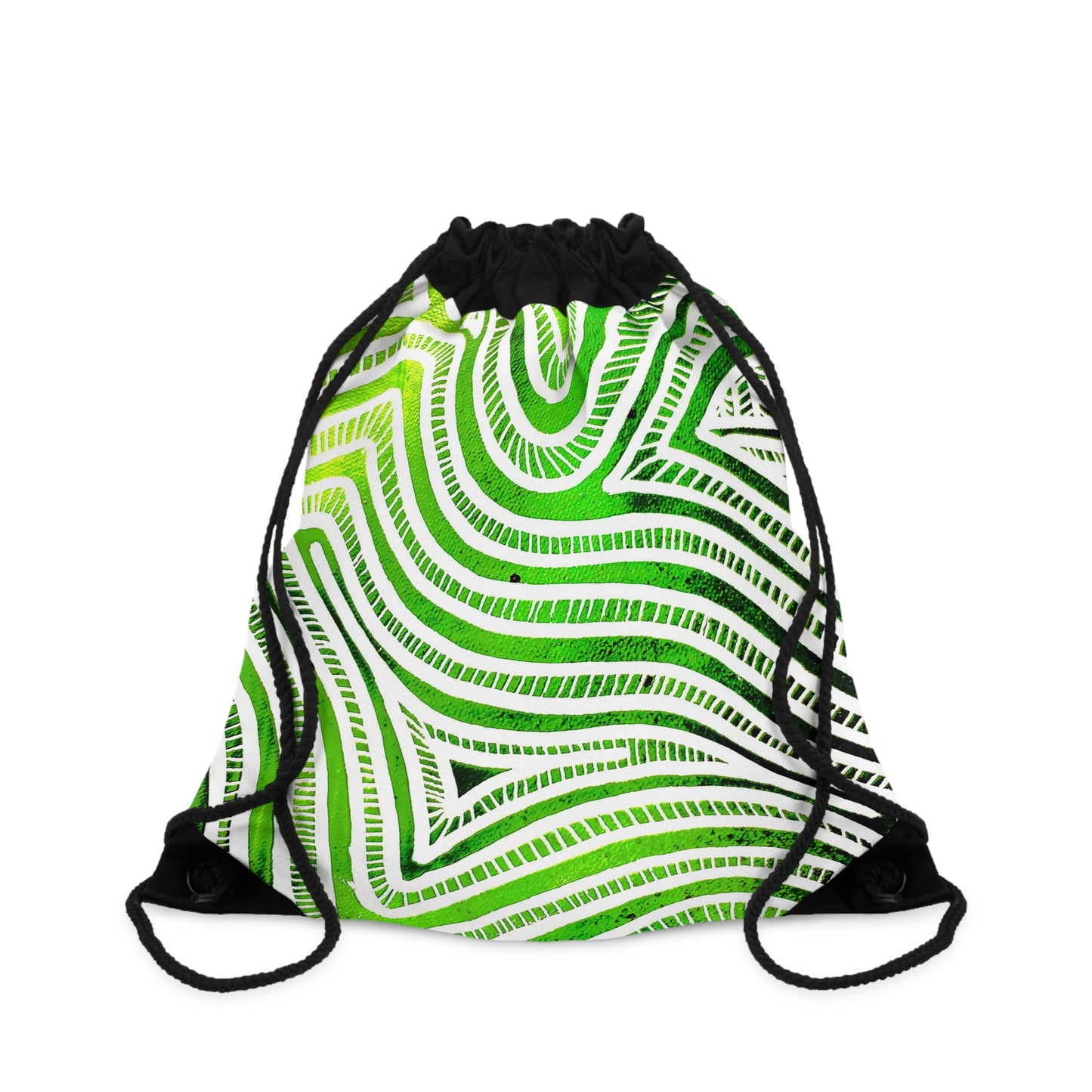 Gymtas met Trekkoord met Groen Design