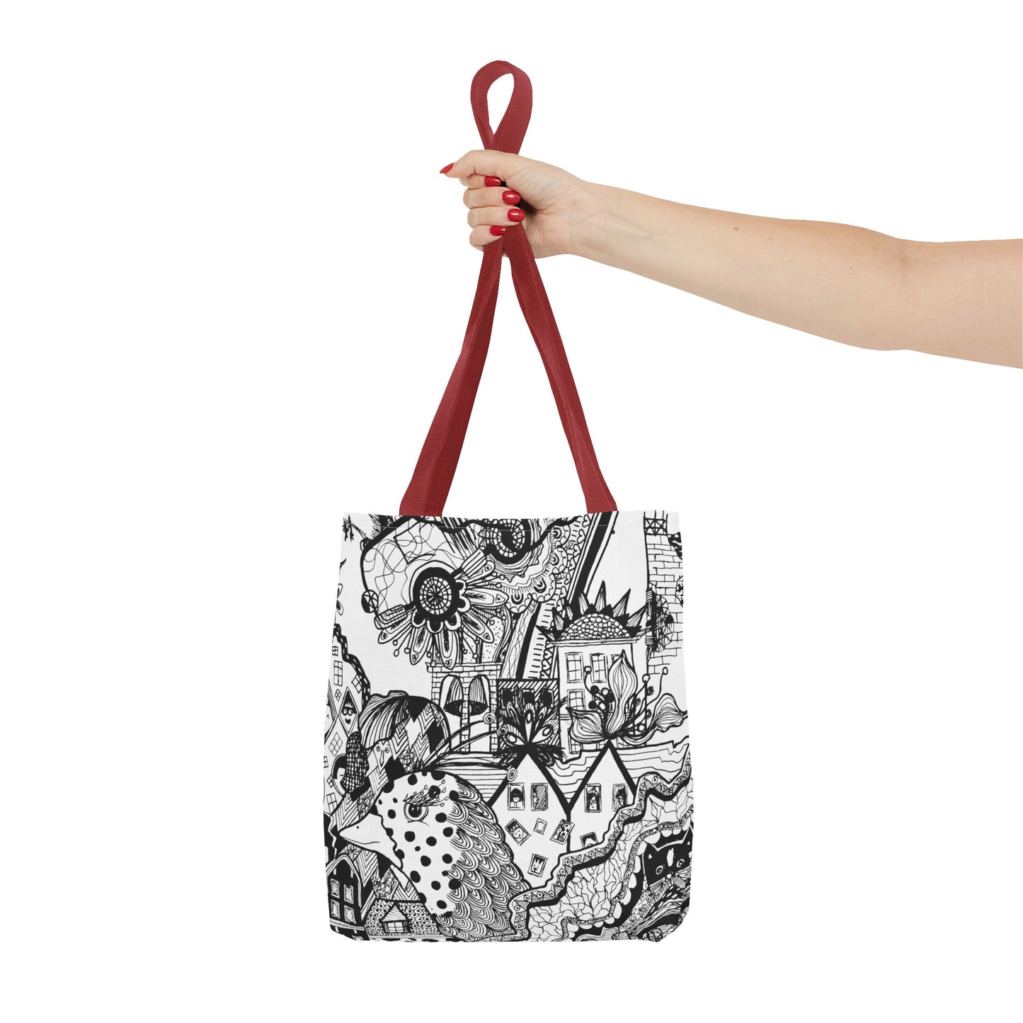 Tote bag Stoffen draagtas met Uniek ontwerp