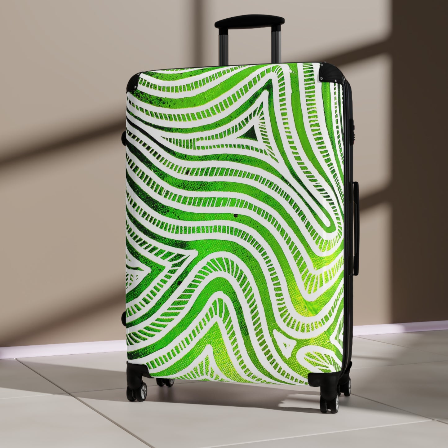 Reiskoffer met Groen Design
