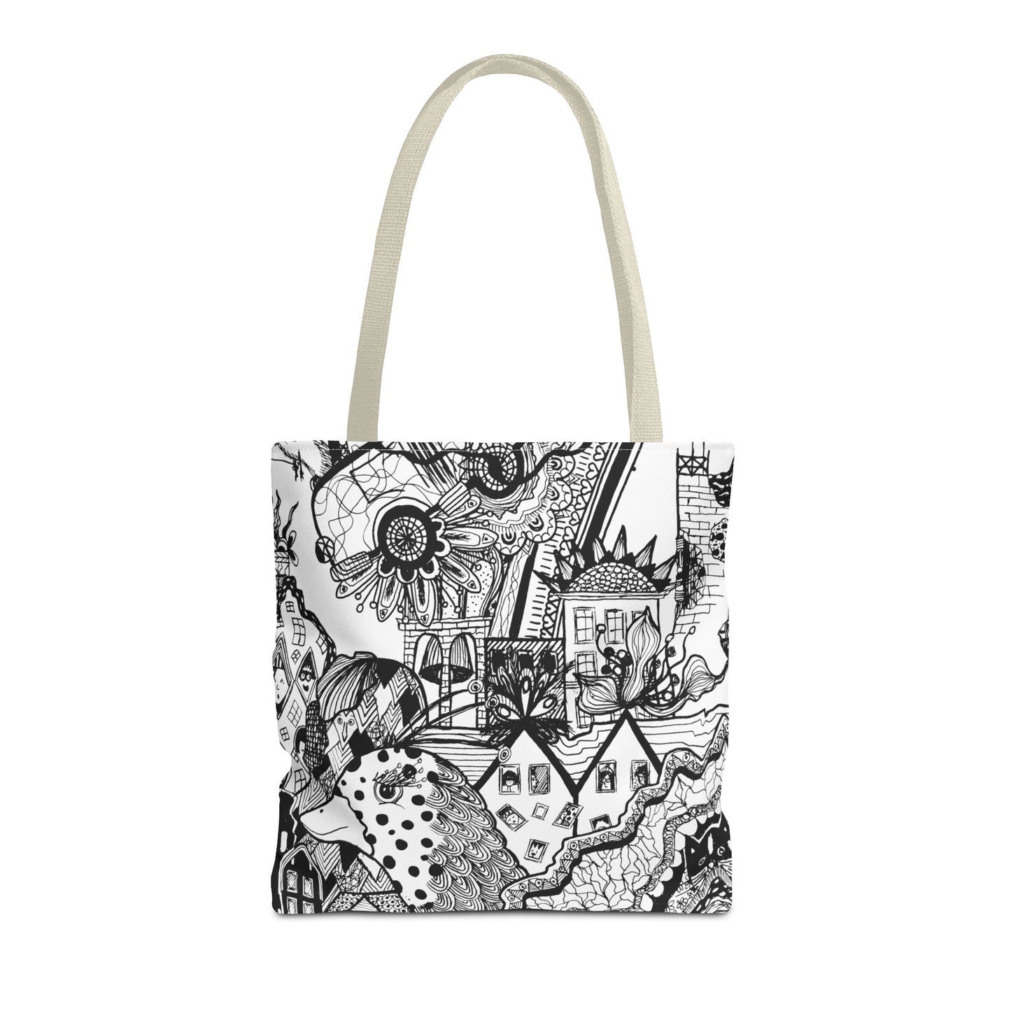 Tote bag Stoffen draagtas met Uniek ontwerp