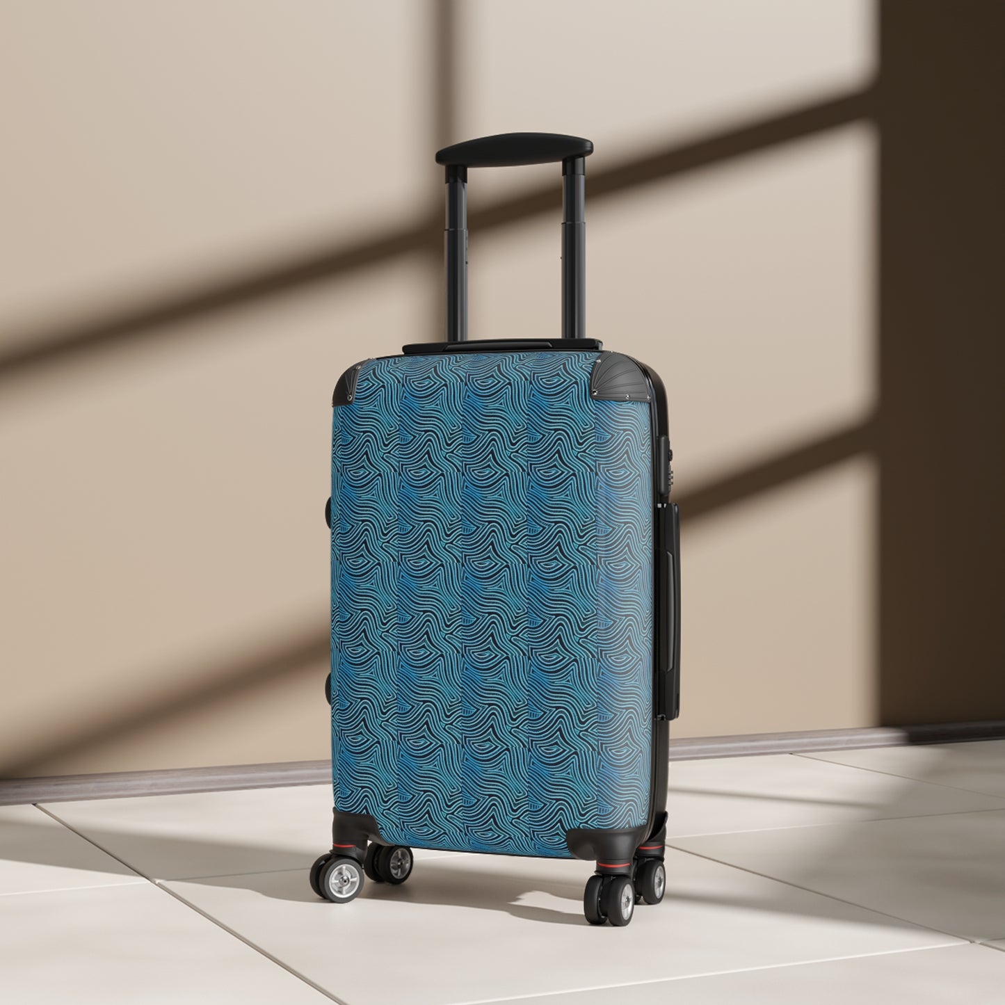Reiskoffer met Blauw Design
