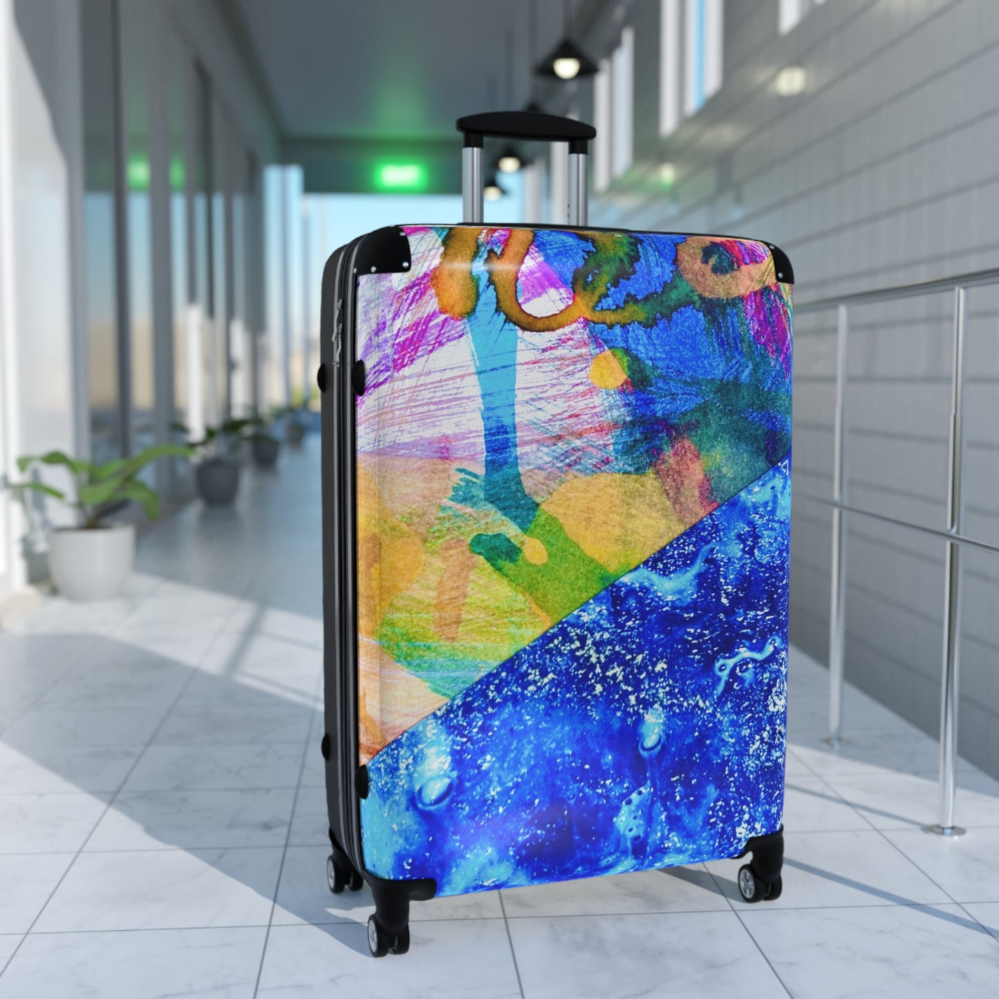 Reiskoffer met uniek Multicolor Design