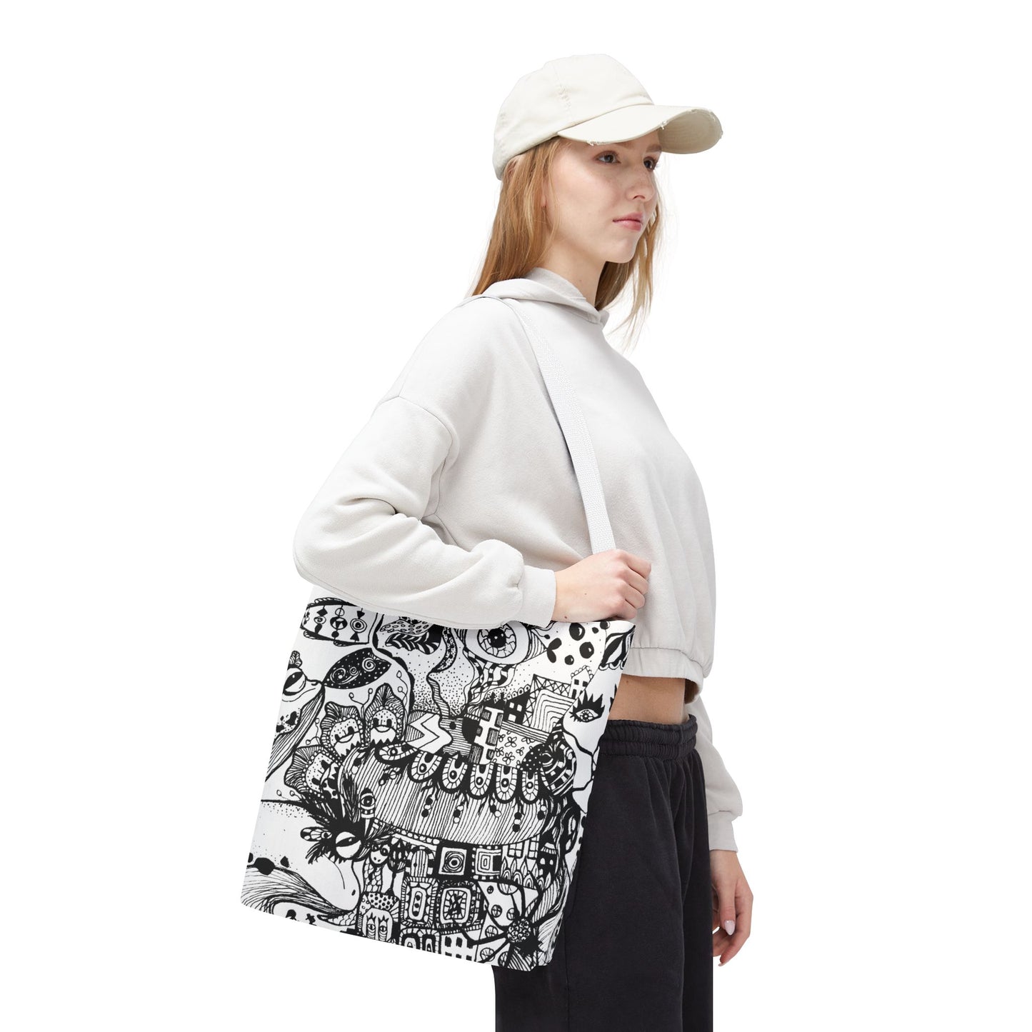 Tote bag Stoffen draagtas Fisch