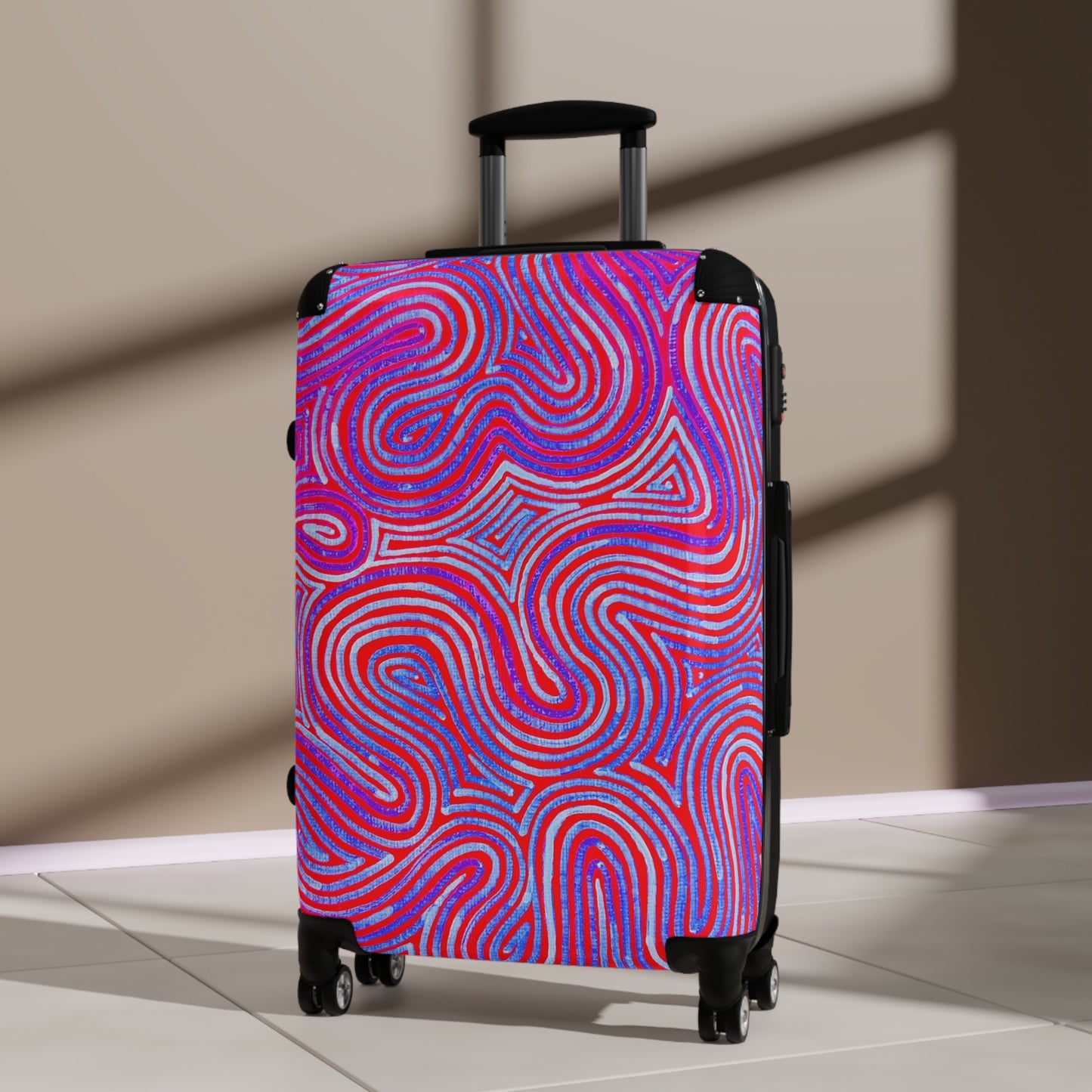 Reiskoffer met Paar roze Design