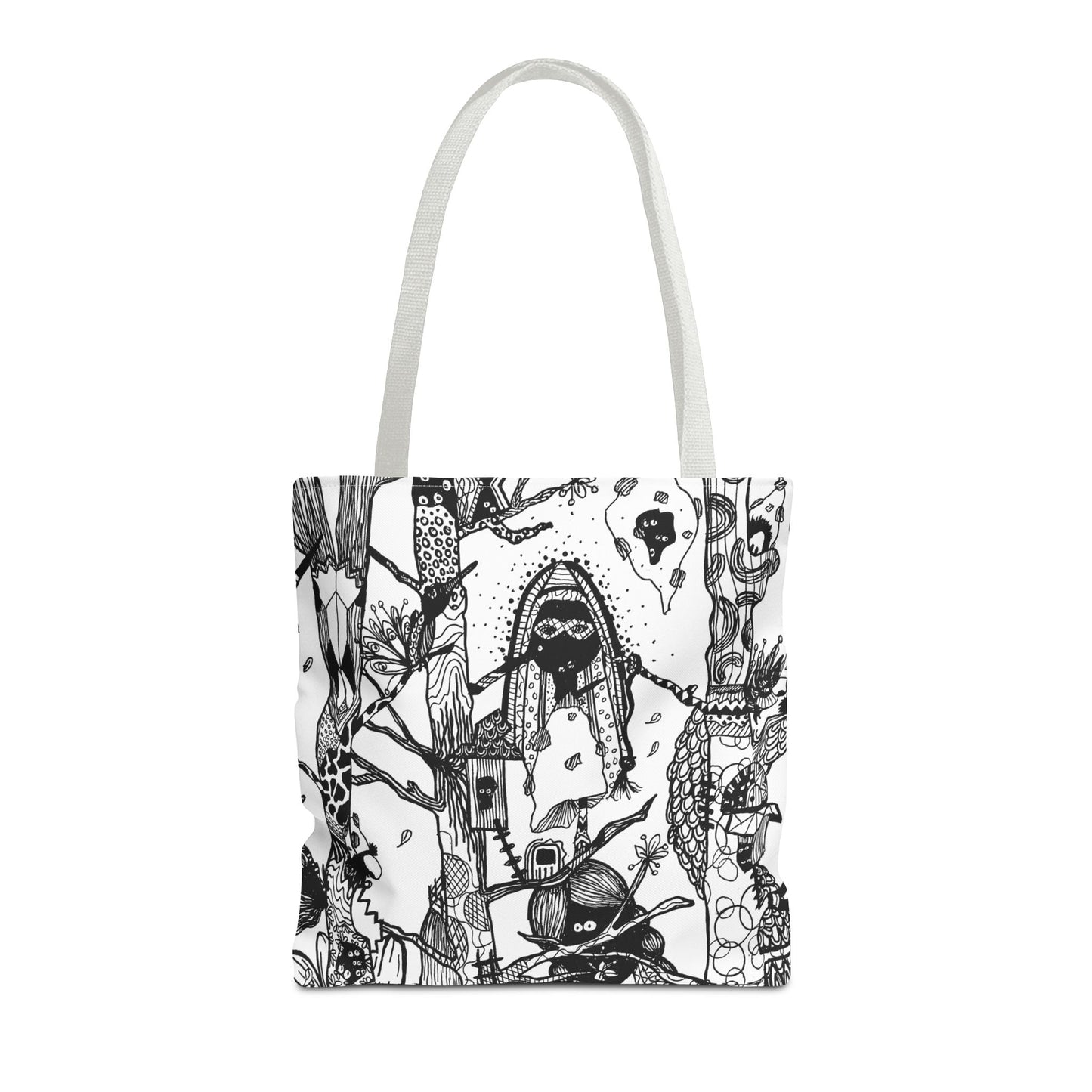 Tote bag Stoffen draagtas Unieke Illustratie