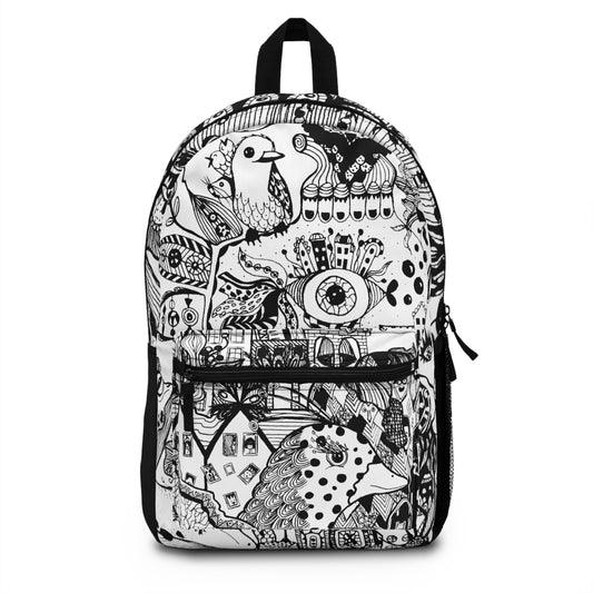 Schooltas rugzak met Unieke Illustratie