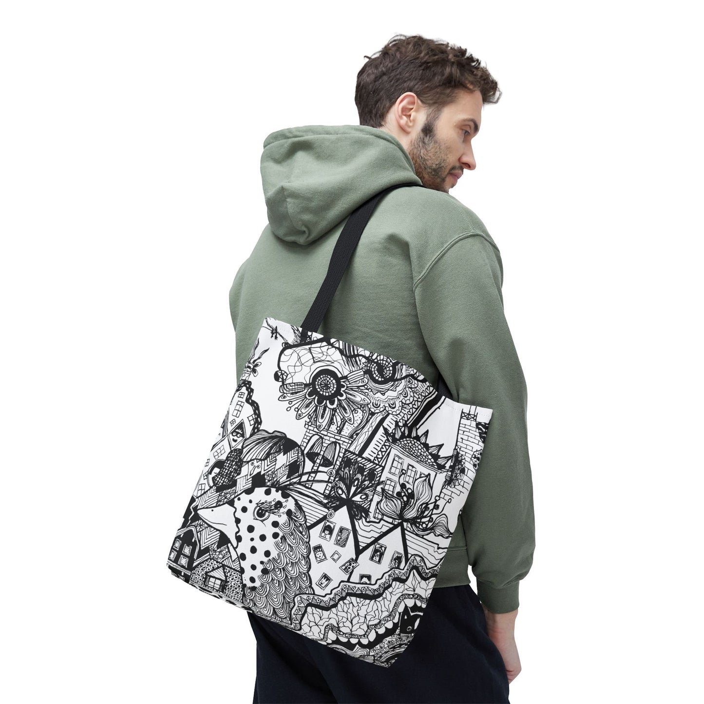 Tote bag Stoffen draagtas met Uniek ontwerp