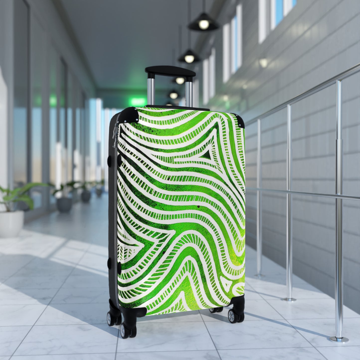Reiskoffer met Groen Design