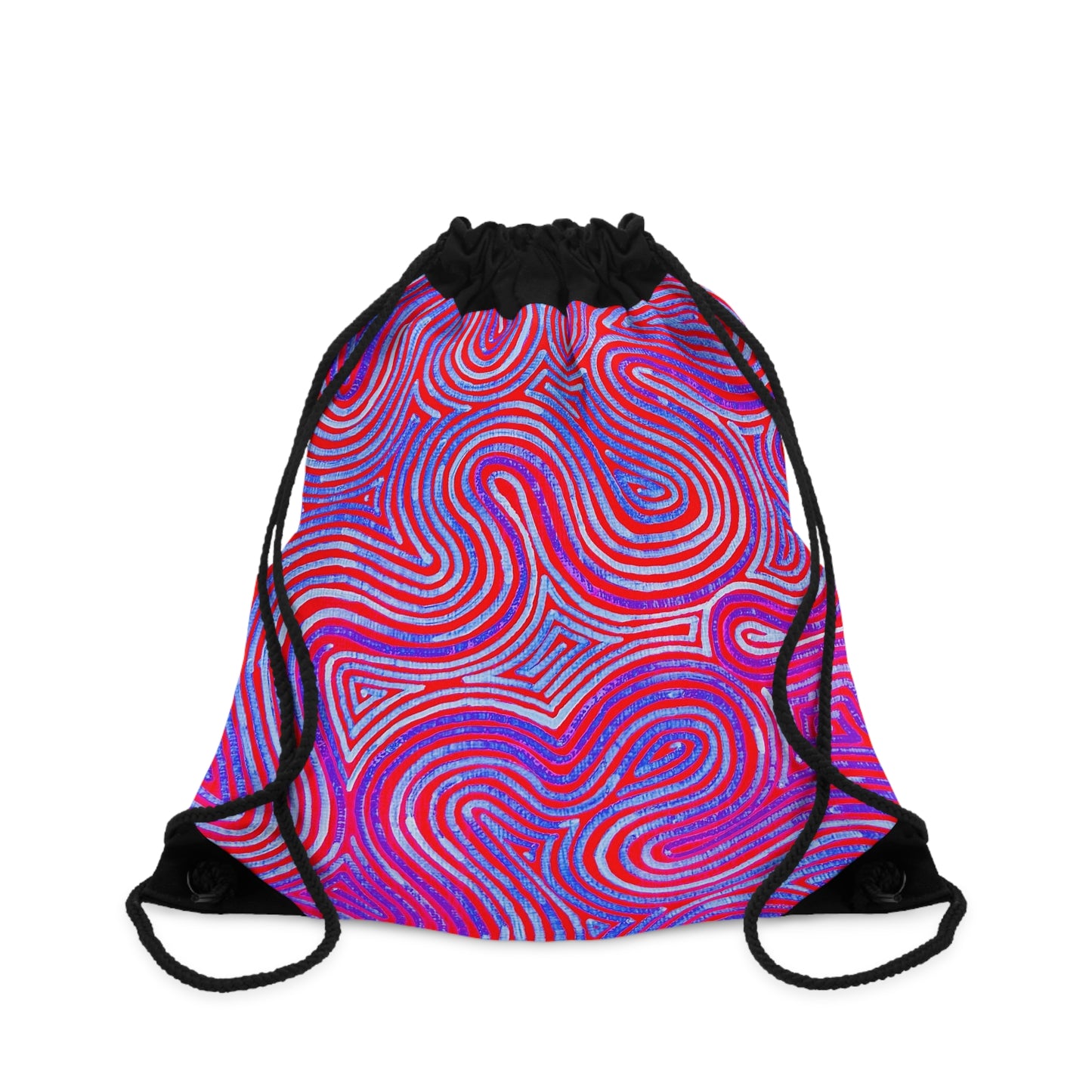 Gymtas met trekkoord met Paars Design