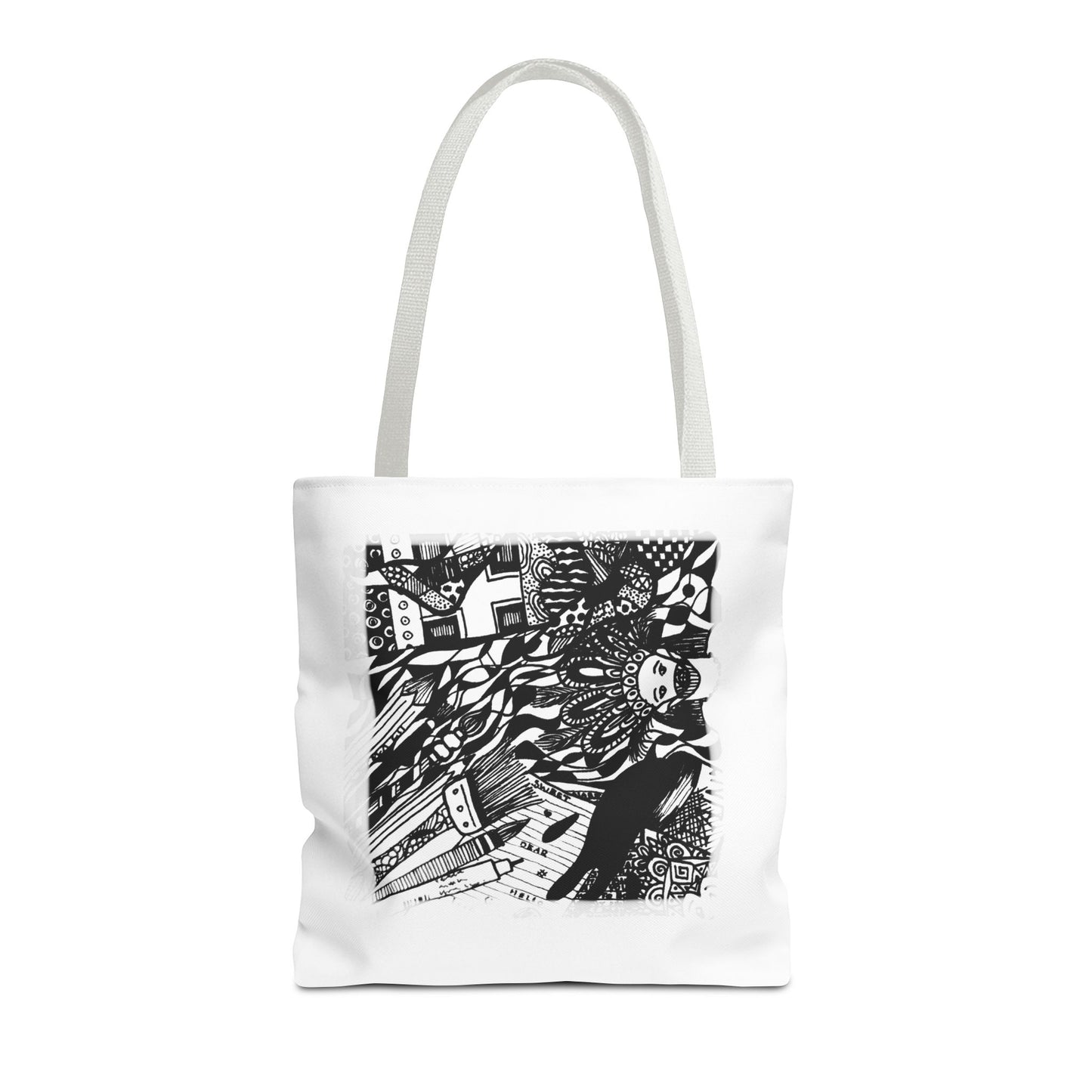 Tote bag Stoffen draagtas met creatieve opdruk