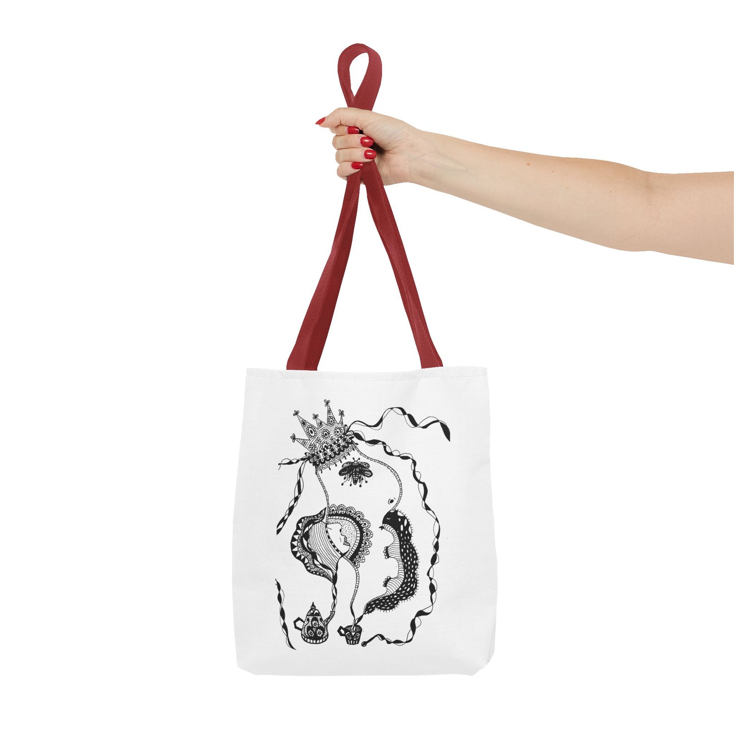 Tote bag stoffen draagtas met Unieke illustratie