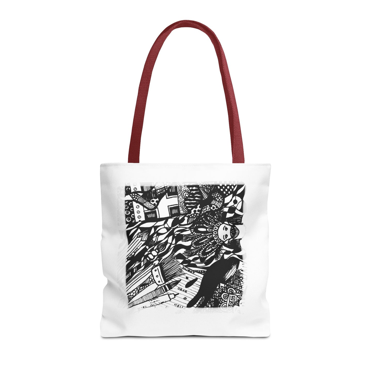 Tote bag Stoffen draagtas met creatieve opdruk