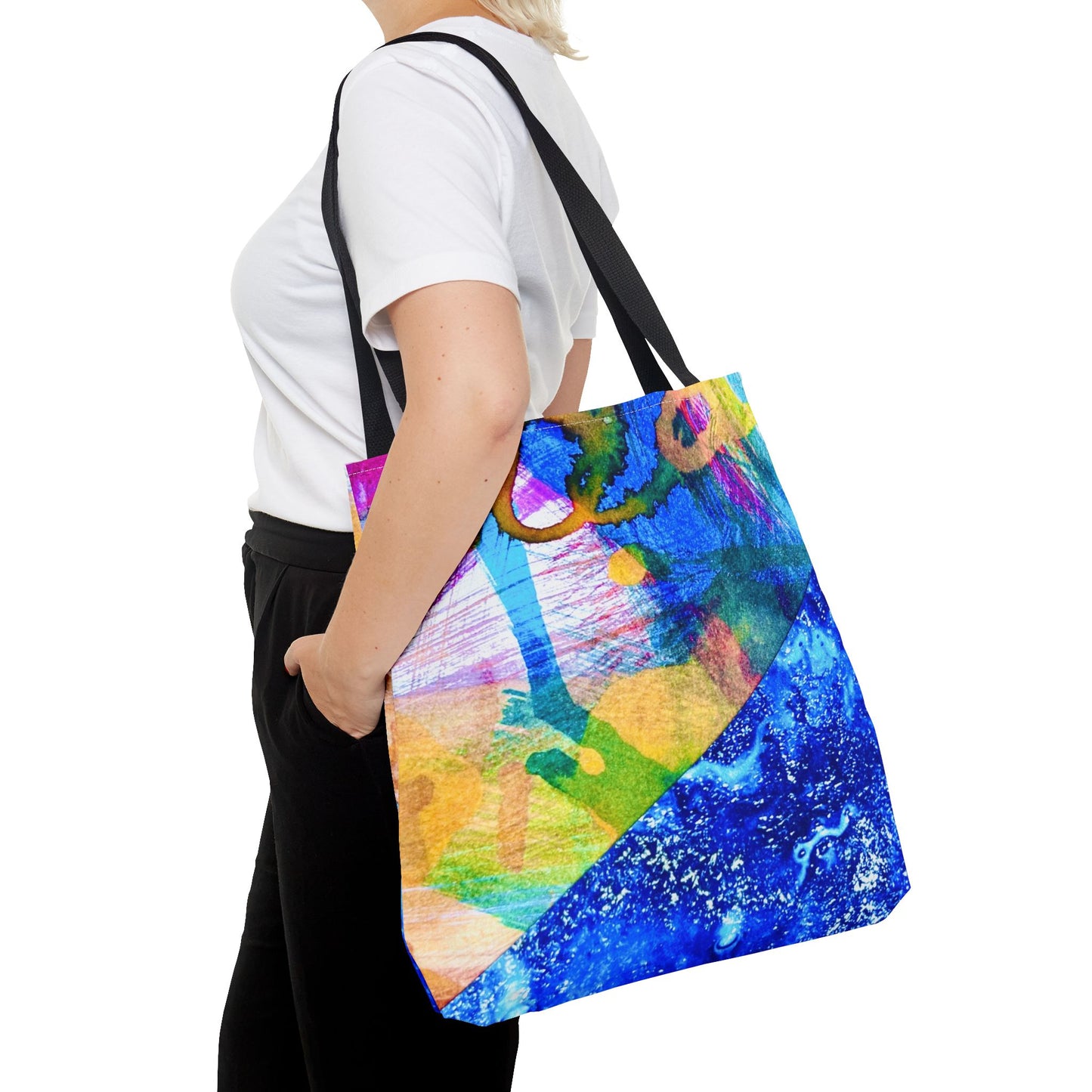 Tote bag Stoffen draagtas Colourful Ocean