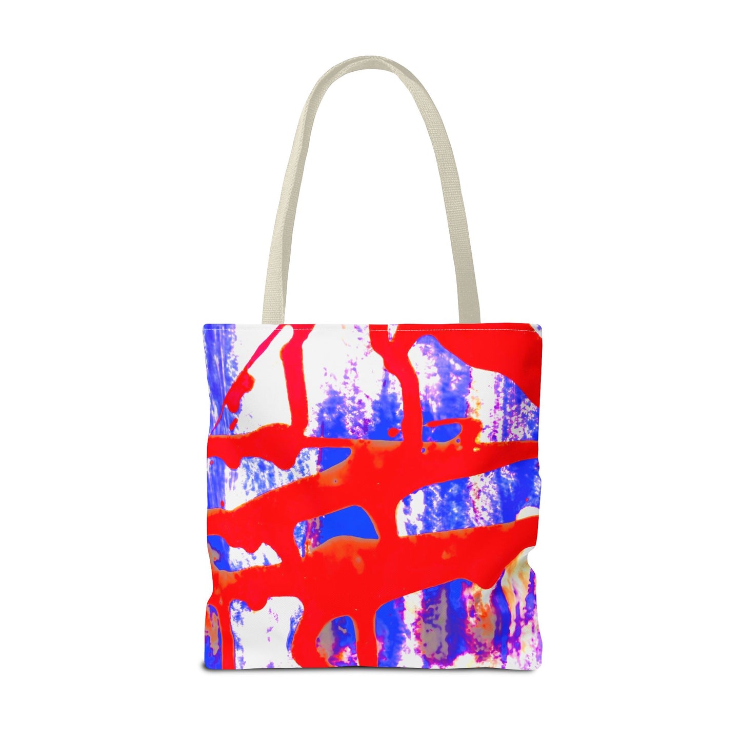 Tote bag Stoffen Draagtas Blue Red