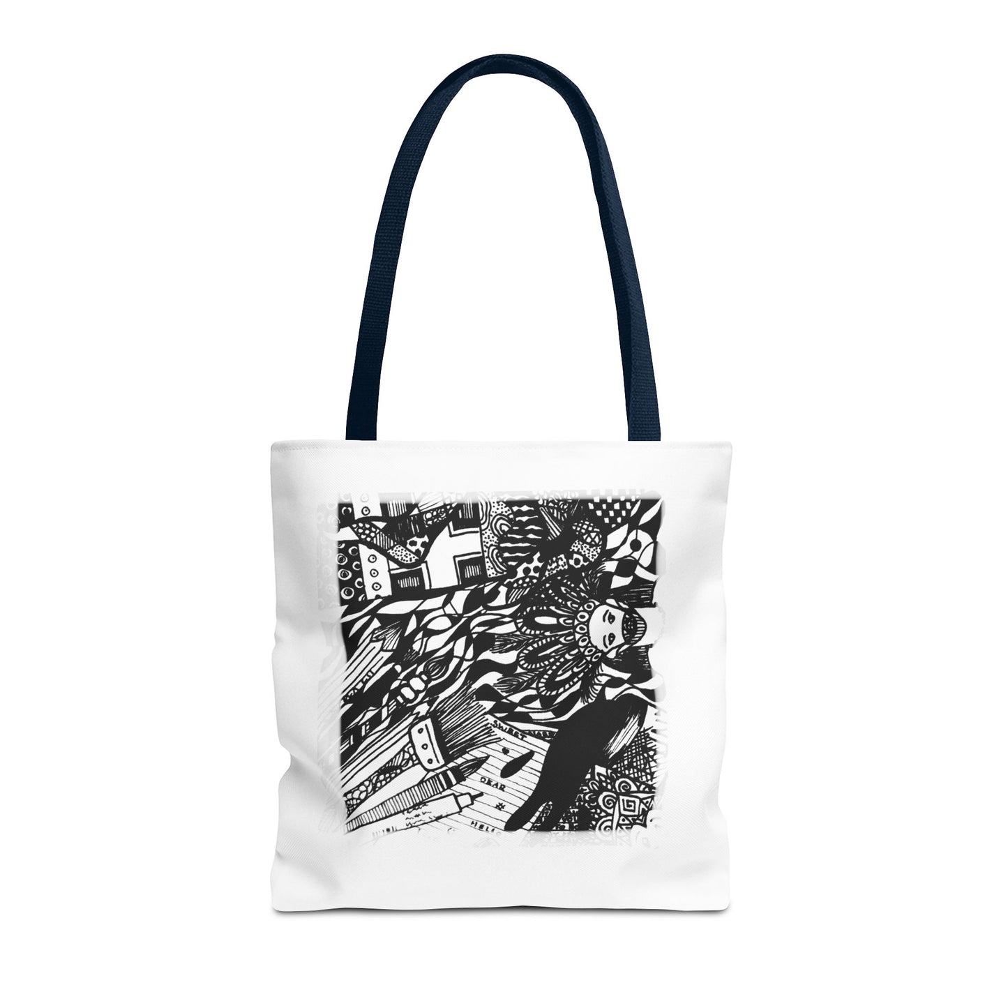 Tote bag Stoffen draagtas met creatieve opdruk