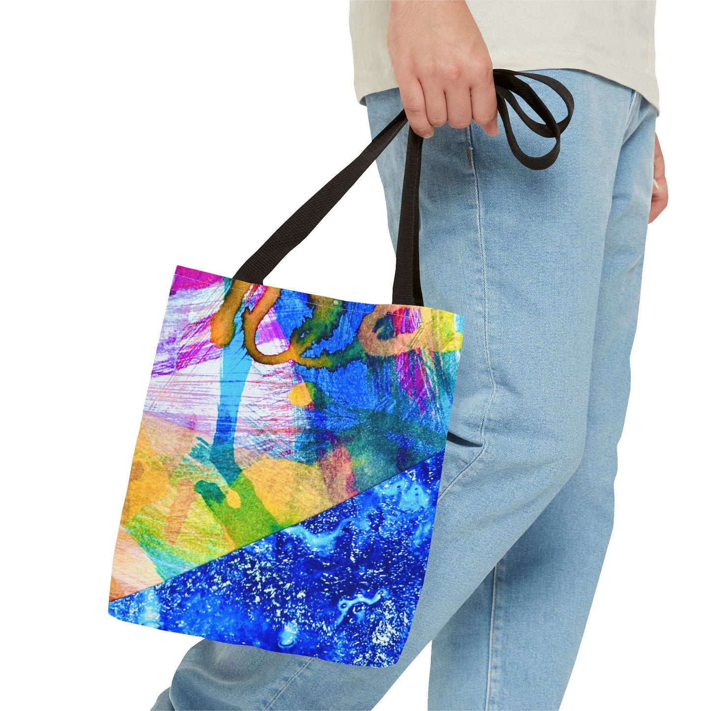 Tote bag Stoffen draagtas Colourful Ocean