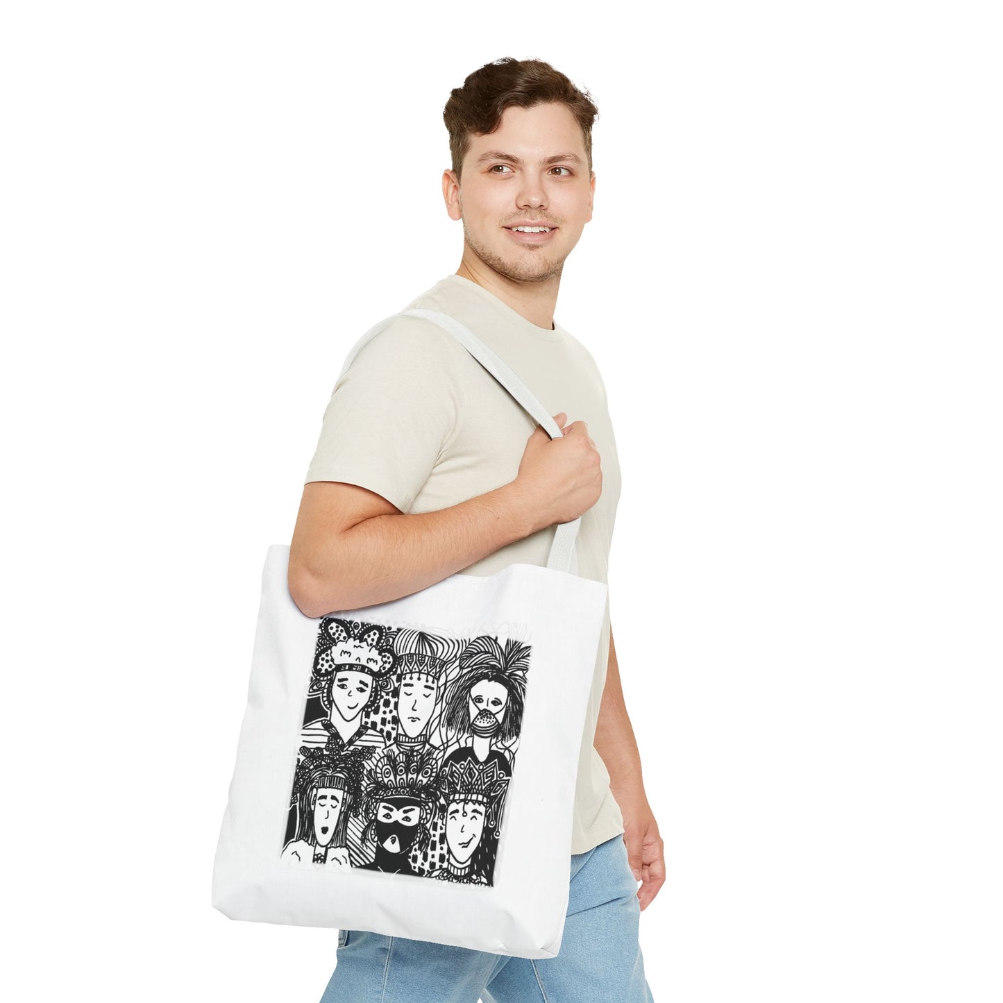 Tote bag Stoffen draagtas met opdruk