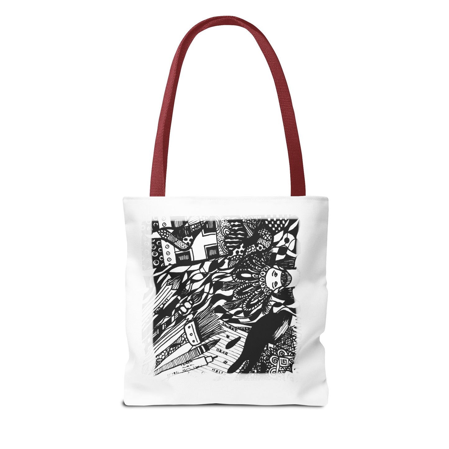Tote bag Stoffen draagtas met creatieve opdruk