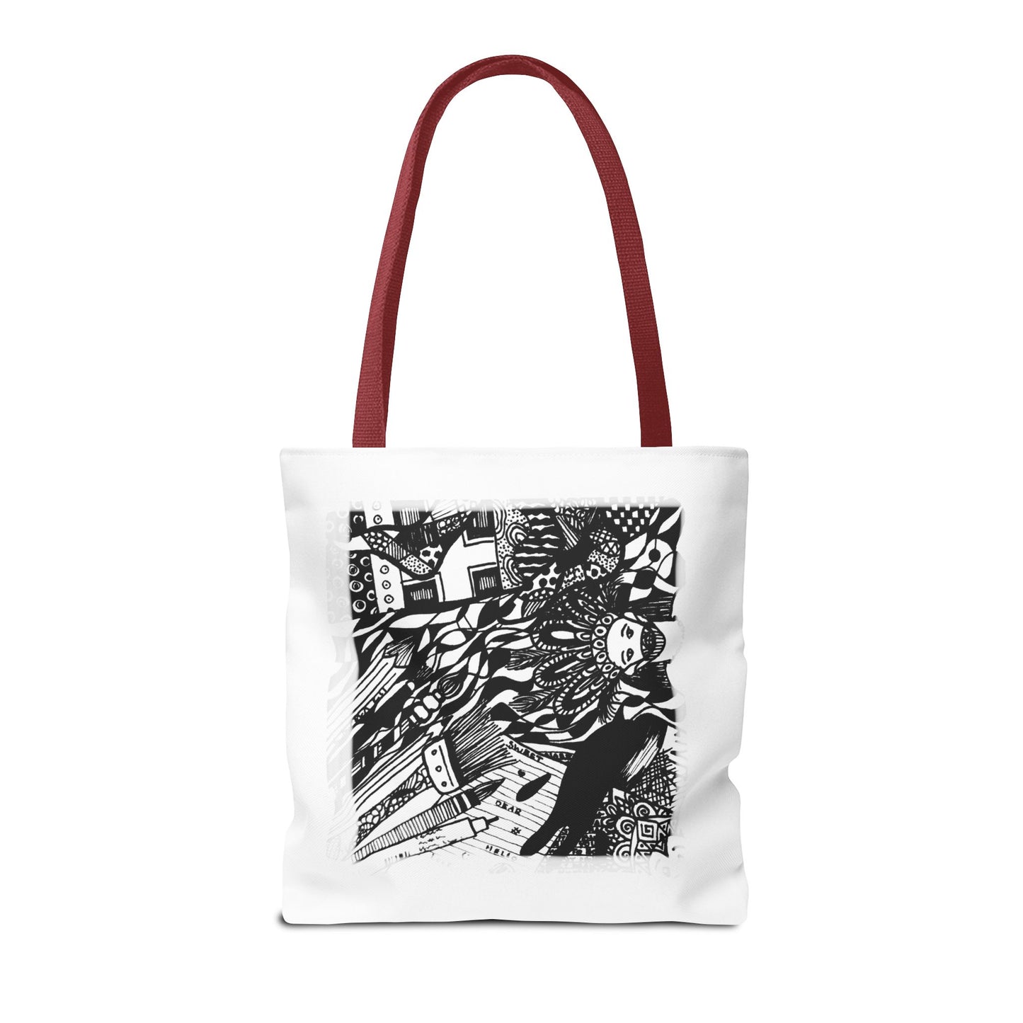 Tote bag Stoffen draagtas met creatieve opdruk