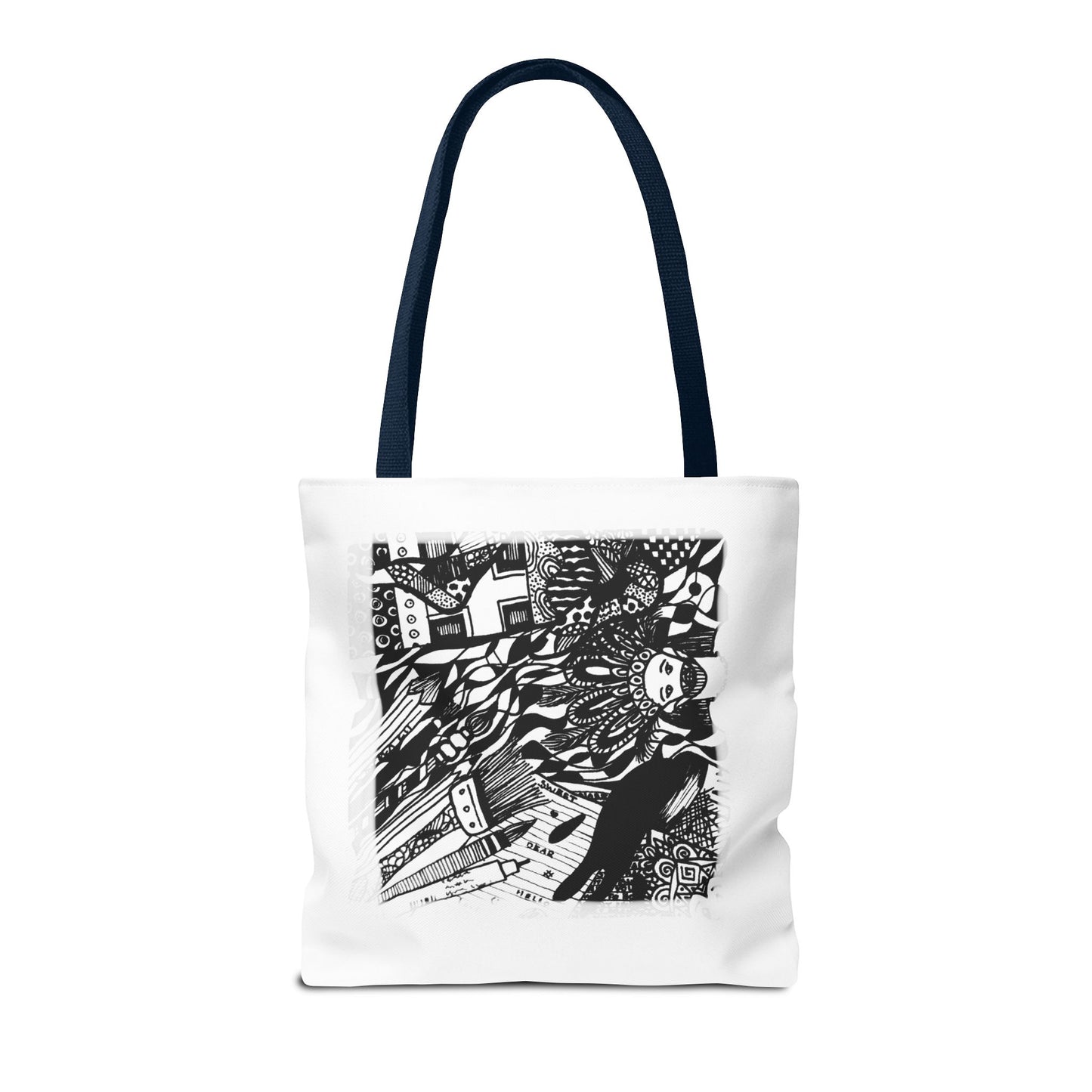 Tote bag Stoffen draagtas met creatieve opdruk