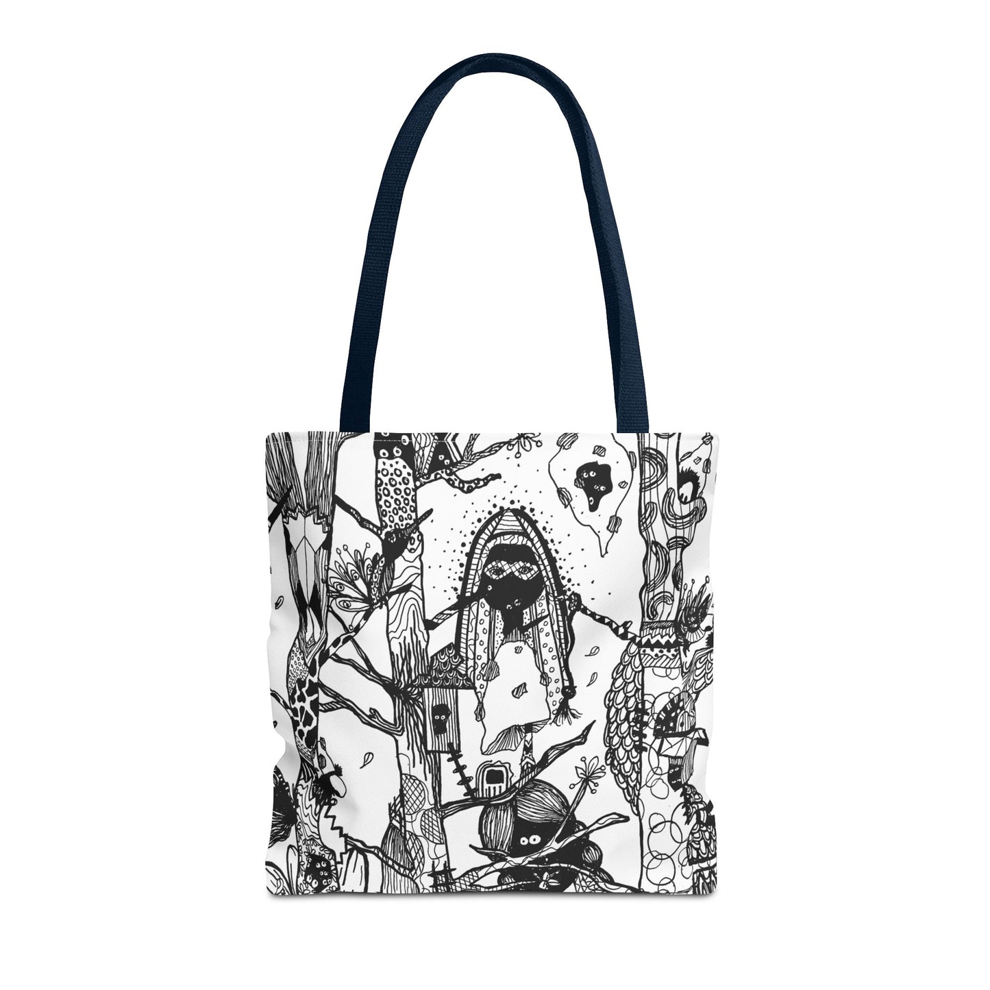 Tote bag Stoffen draagtas Unieke Illustratie