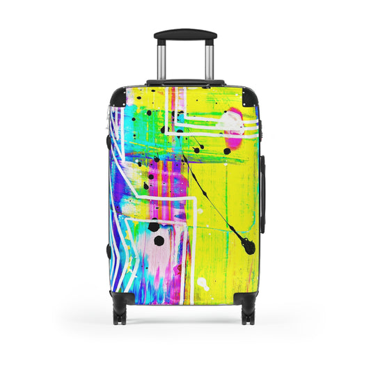 Reiskoffer met Artistiek kleurrijk Design
