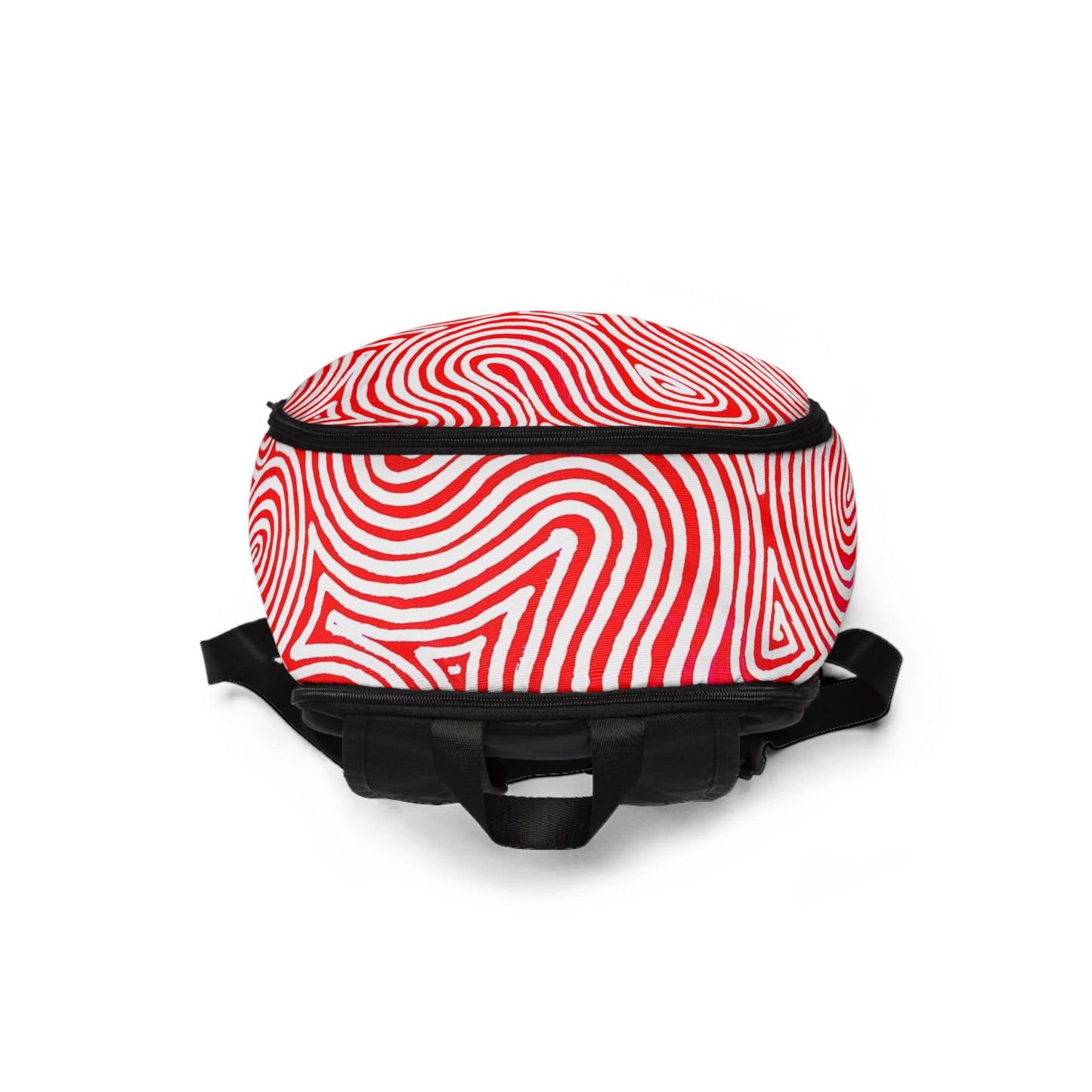Trendy stoffen en waterdichte rugtas met Rood Design