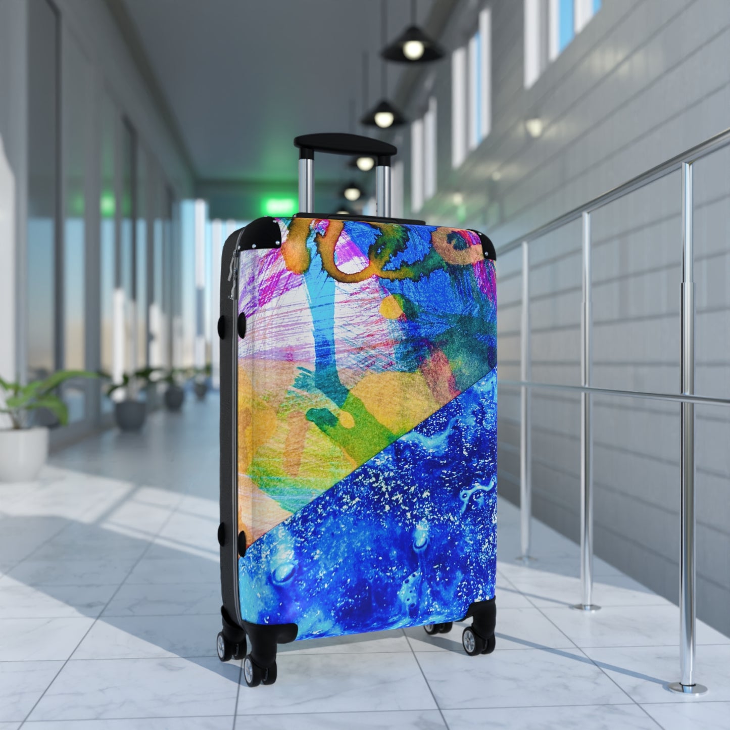 Reiskoffer met uniek Multicolor Design