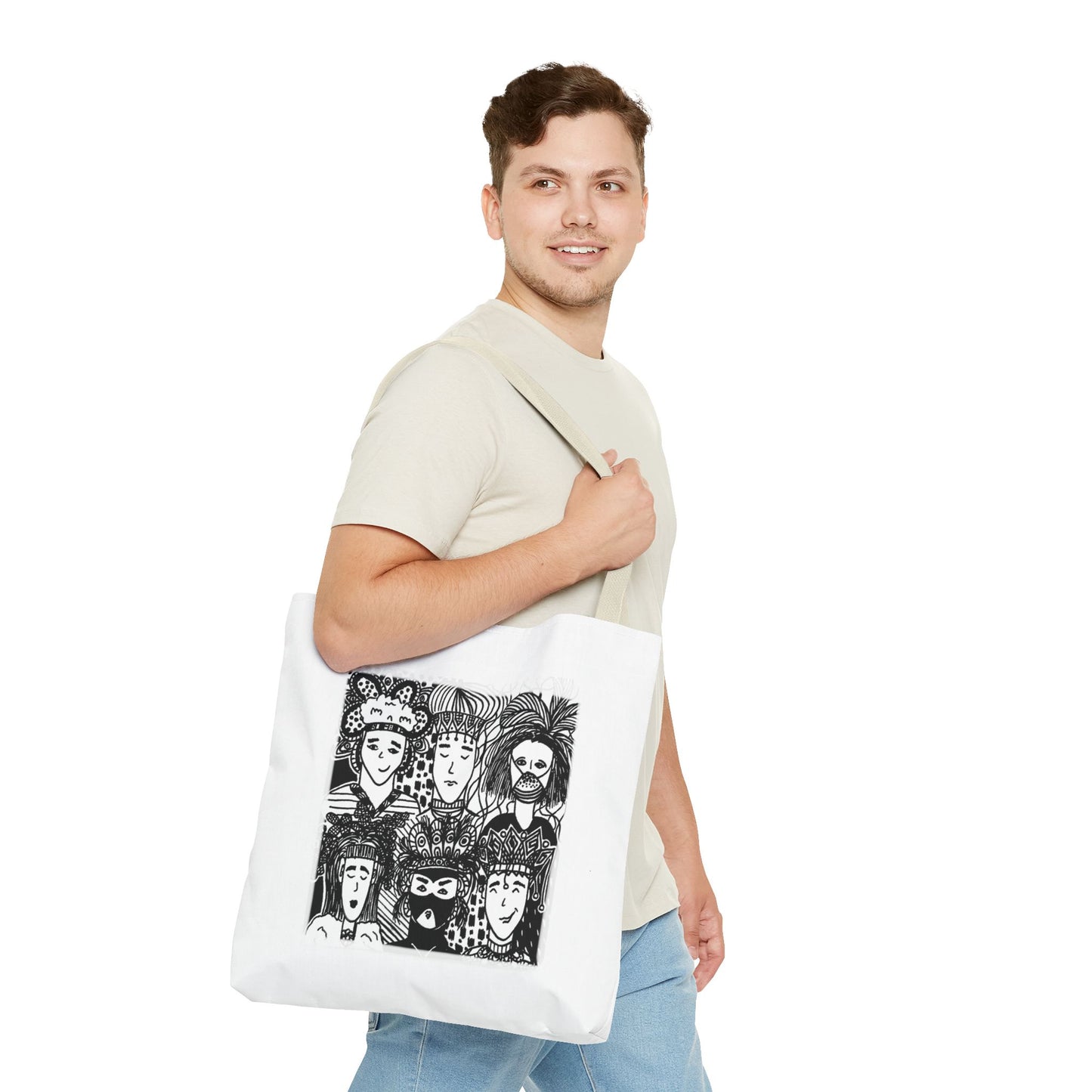 Tote bag Stoffen draagtas met opdruk