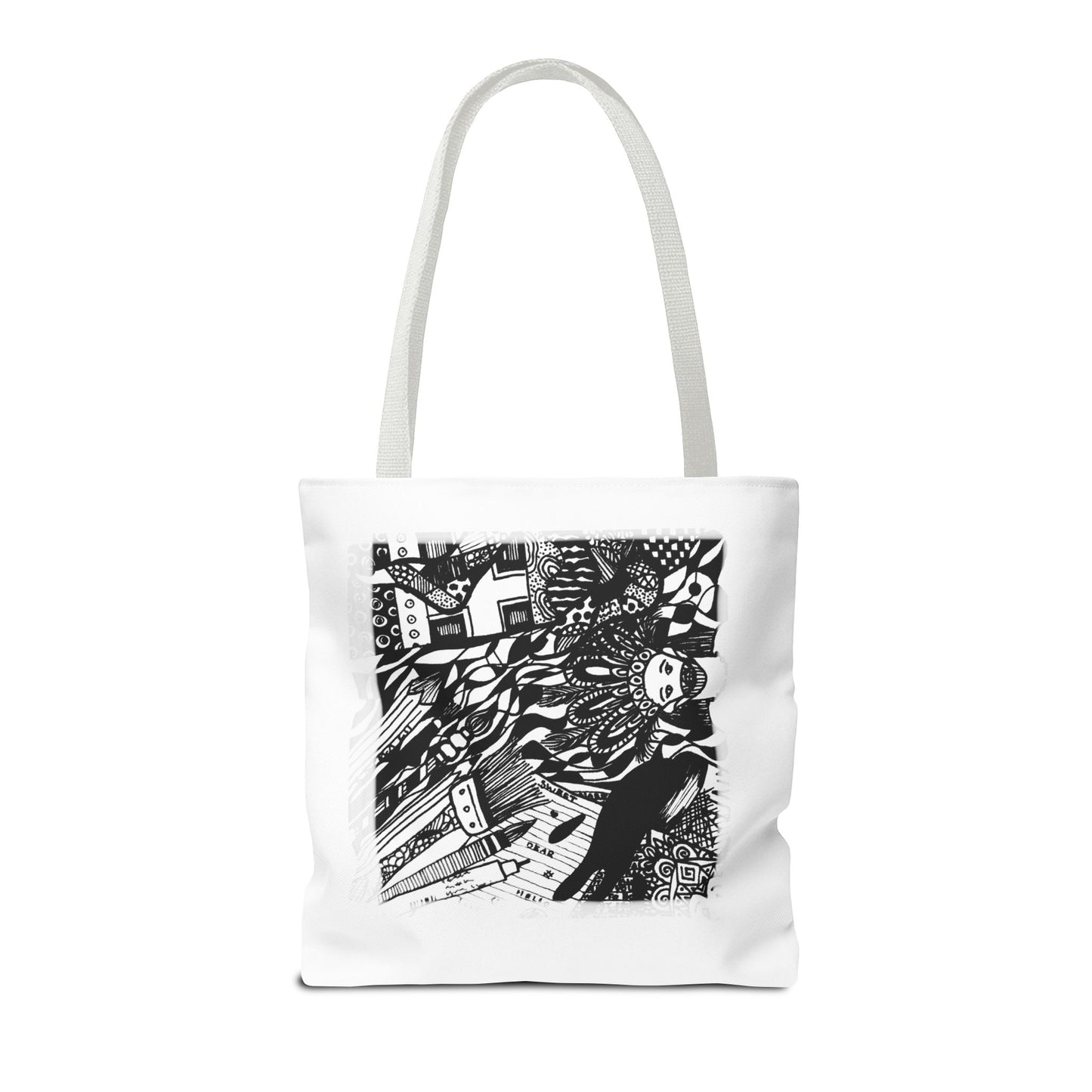 Tote bag Stoffen draagtas met creatieve opdruk